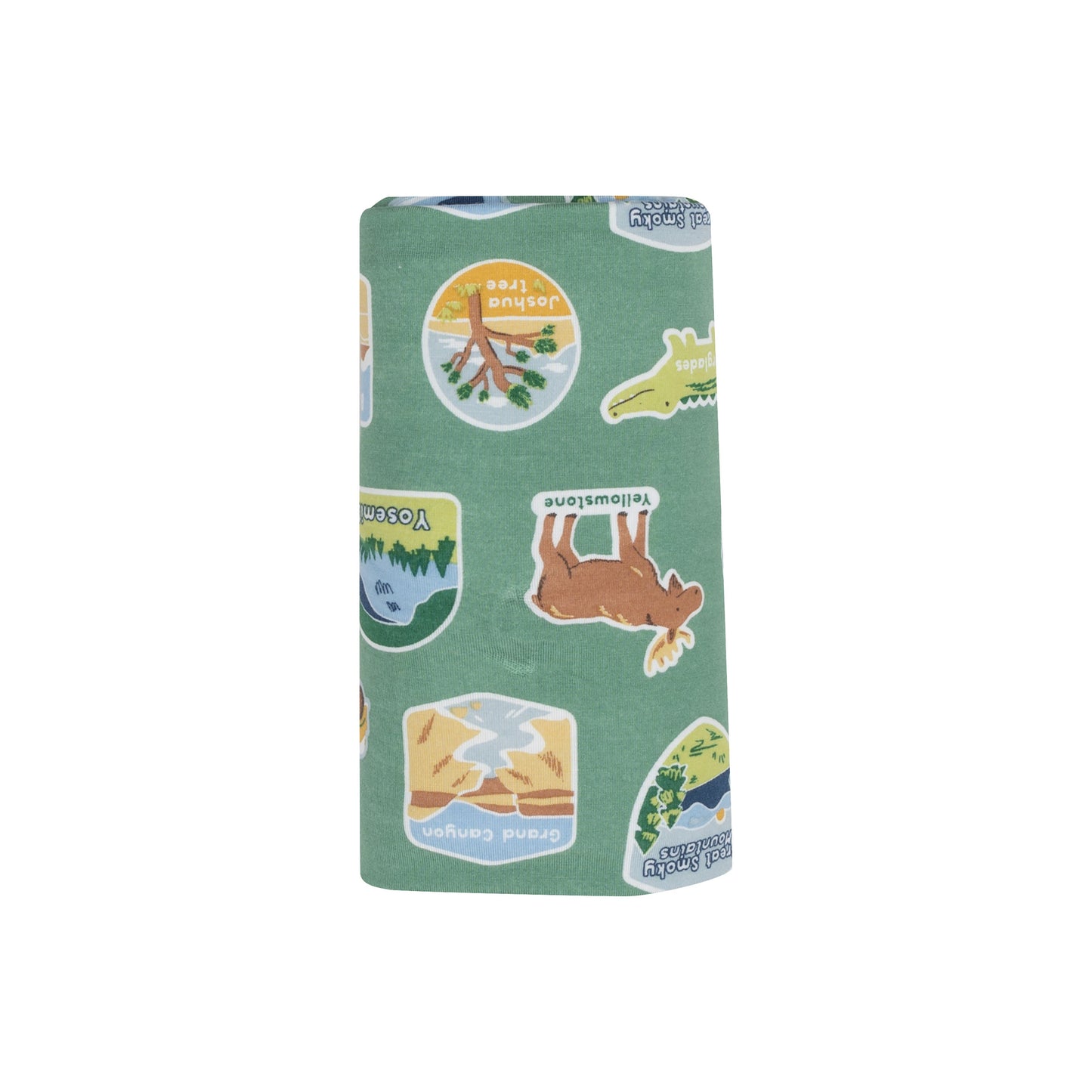 Swaddle Blanket - National Park Stickers