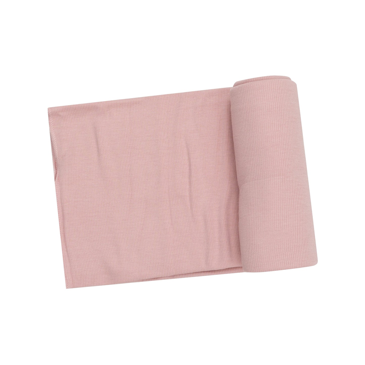 Swaddle Blanket - Solid Silver Pink