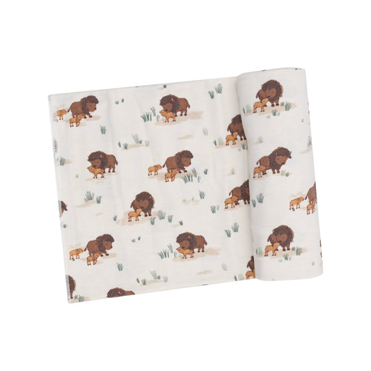 Swaddle Blanket - Bison Families