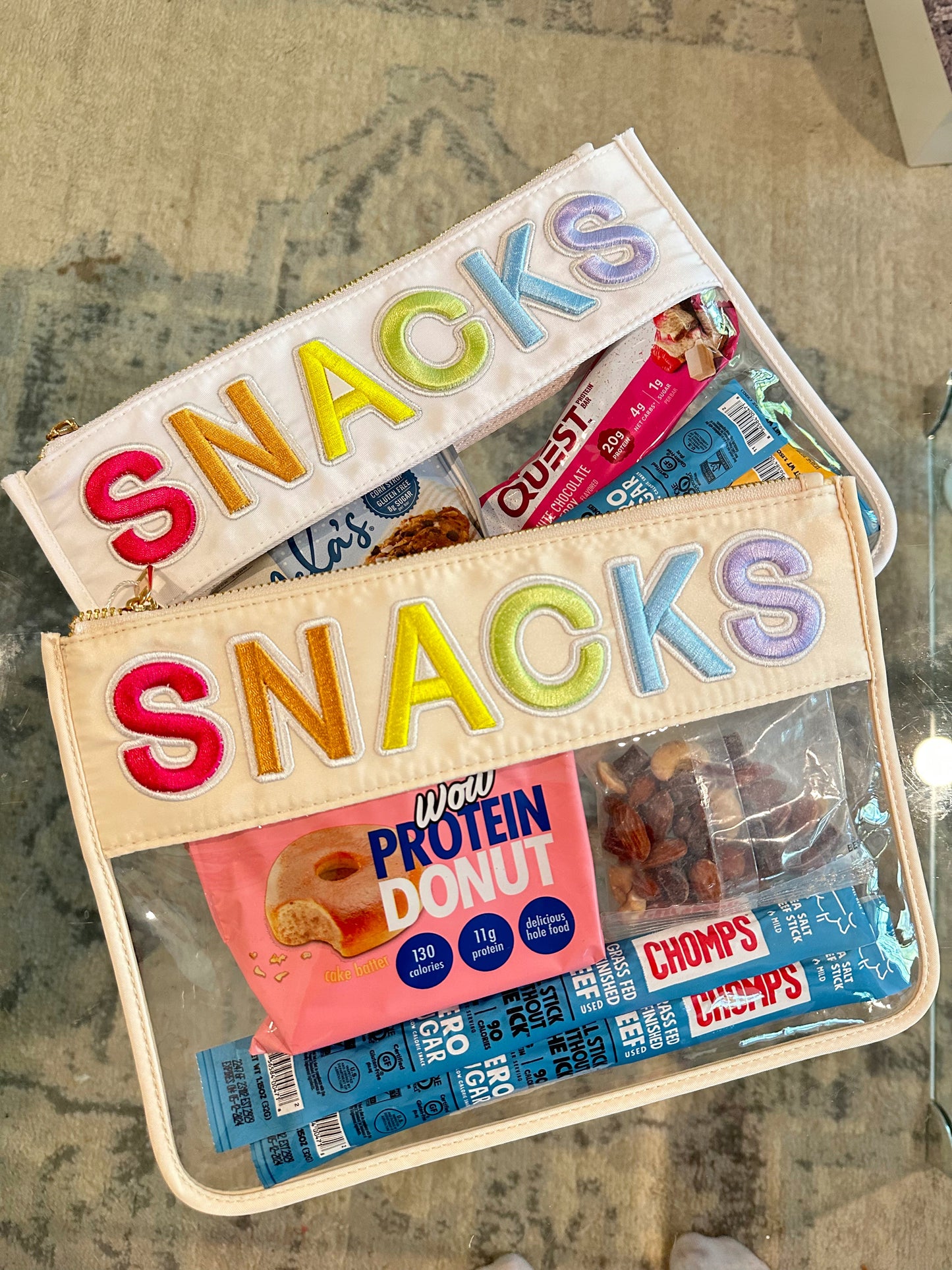 Snacks Clear Pouch