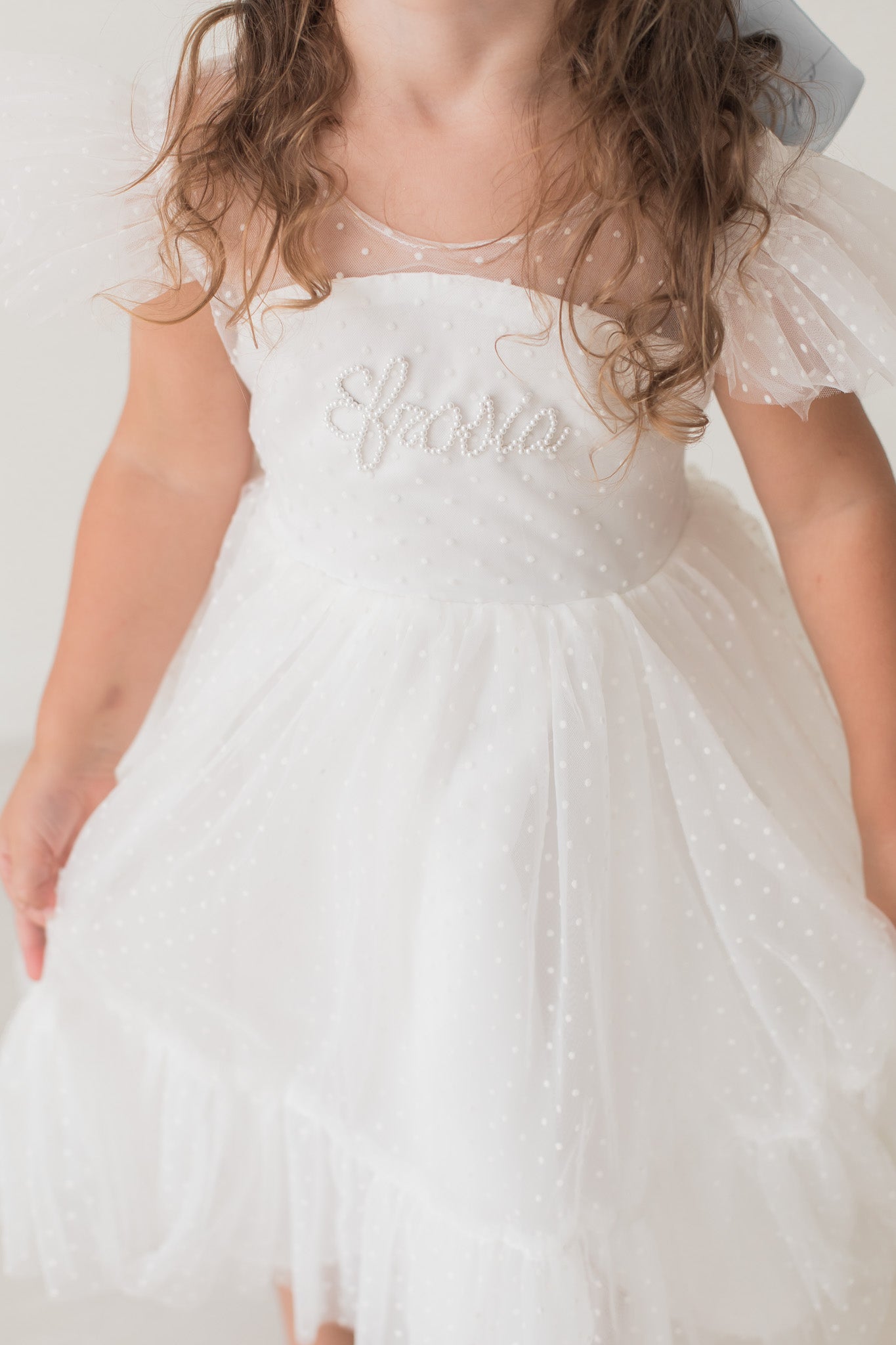 White Heirloom Pearl Dress