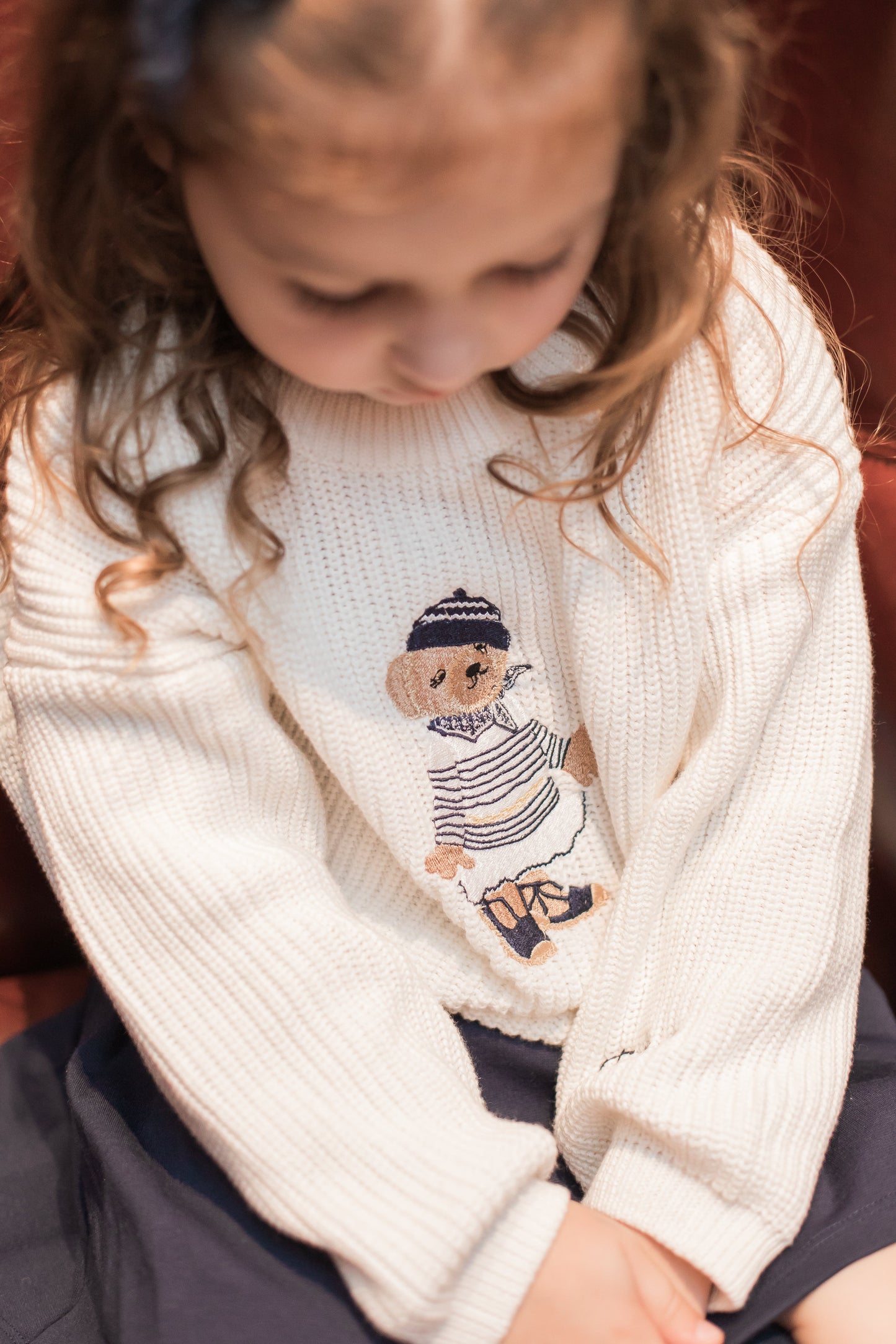 Girl Polo Bear Sweater