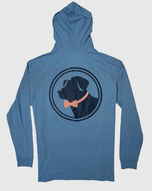 Hoodie Tee : Coastal Blue : Original Design