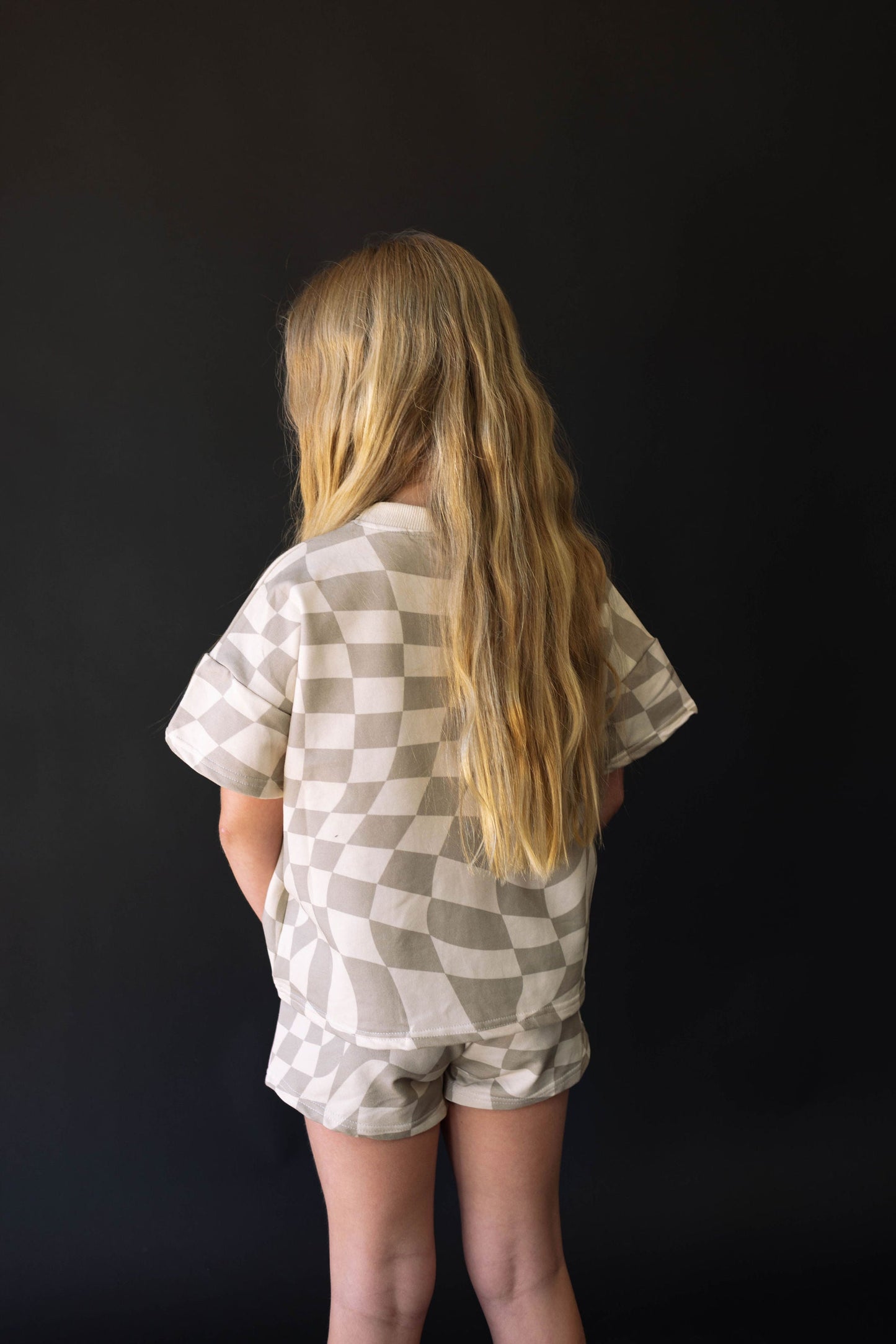 Wavy Checker | Short Set