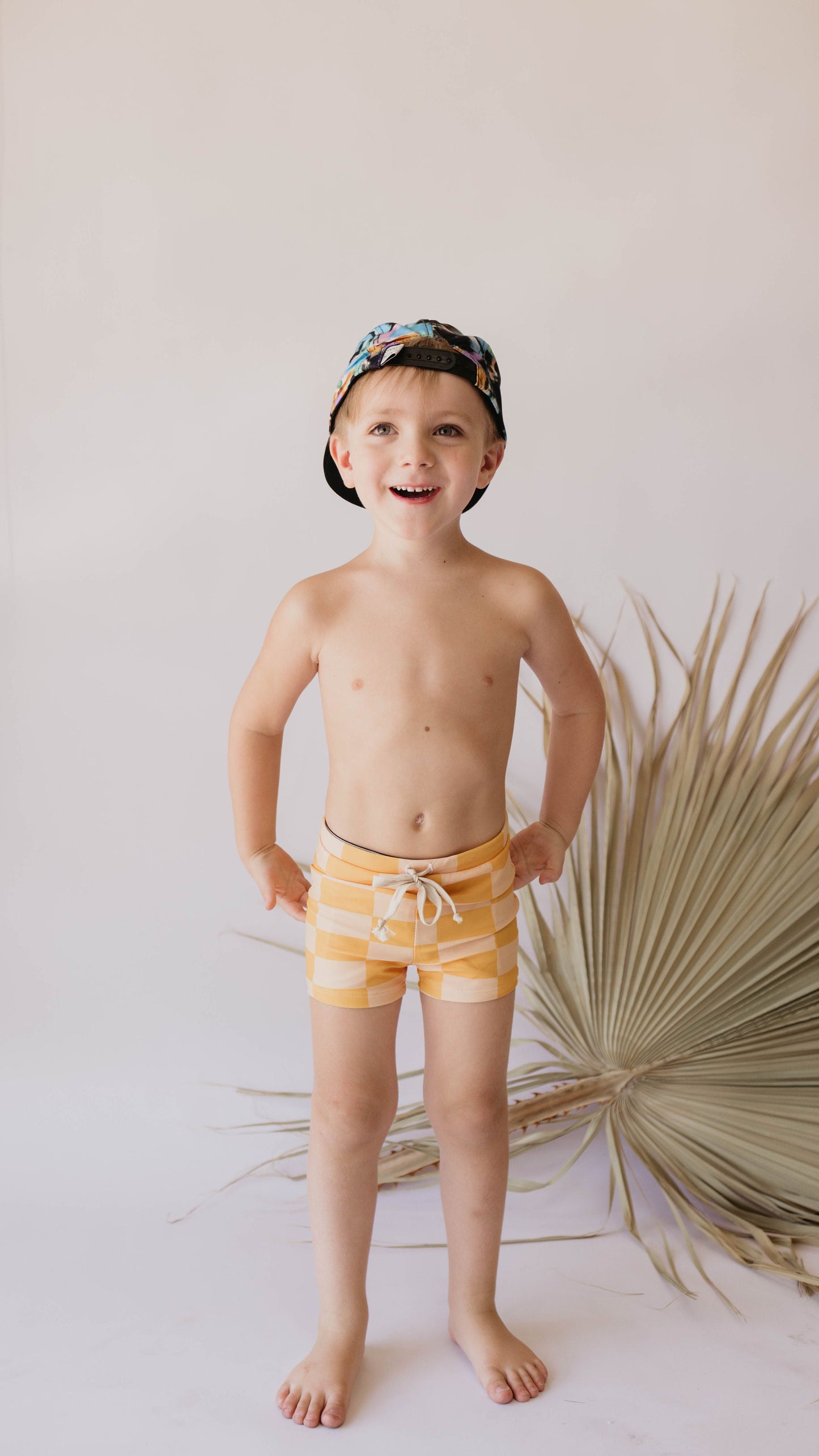 Sunny Checker | Euro Swim Short