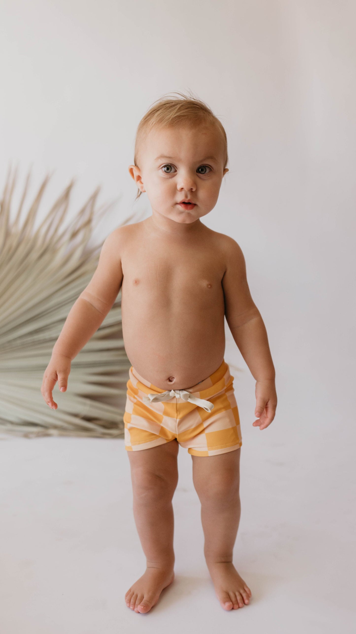 Sunny Checker | Euro Swim Short