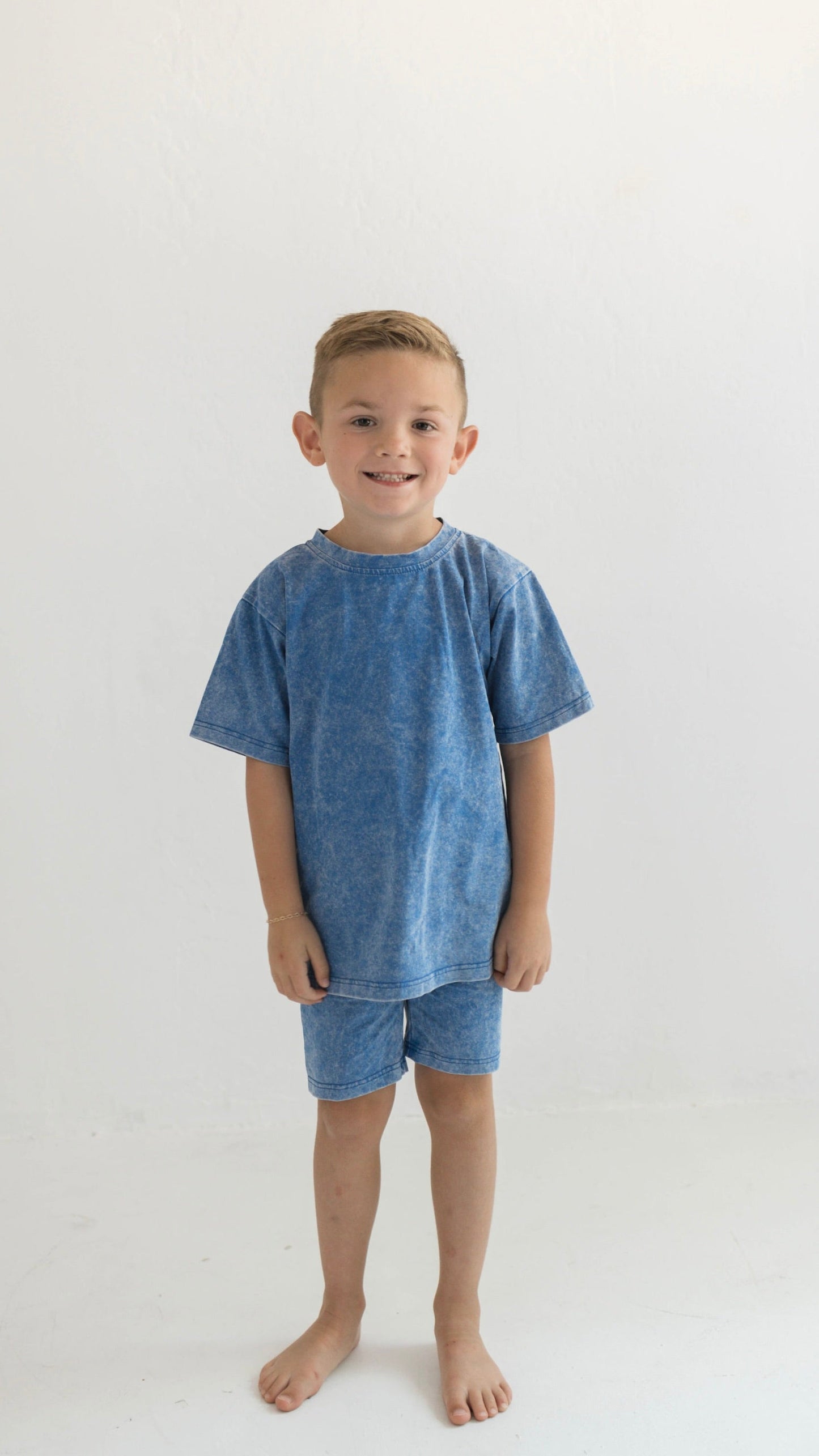 Ocean | Washed Child Short Set