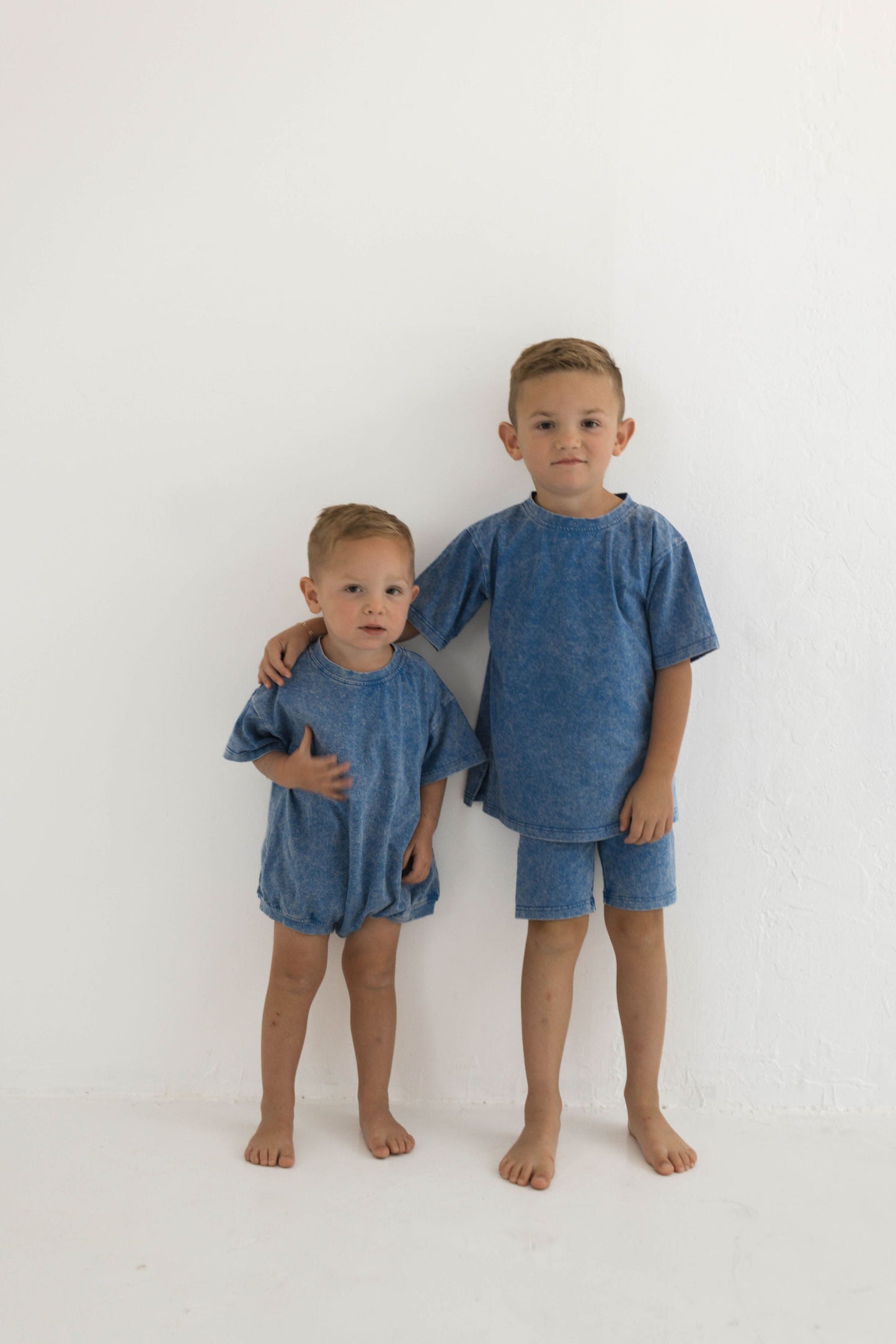 Ocean | Washed Child Short Set