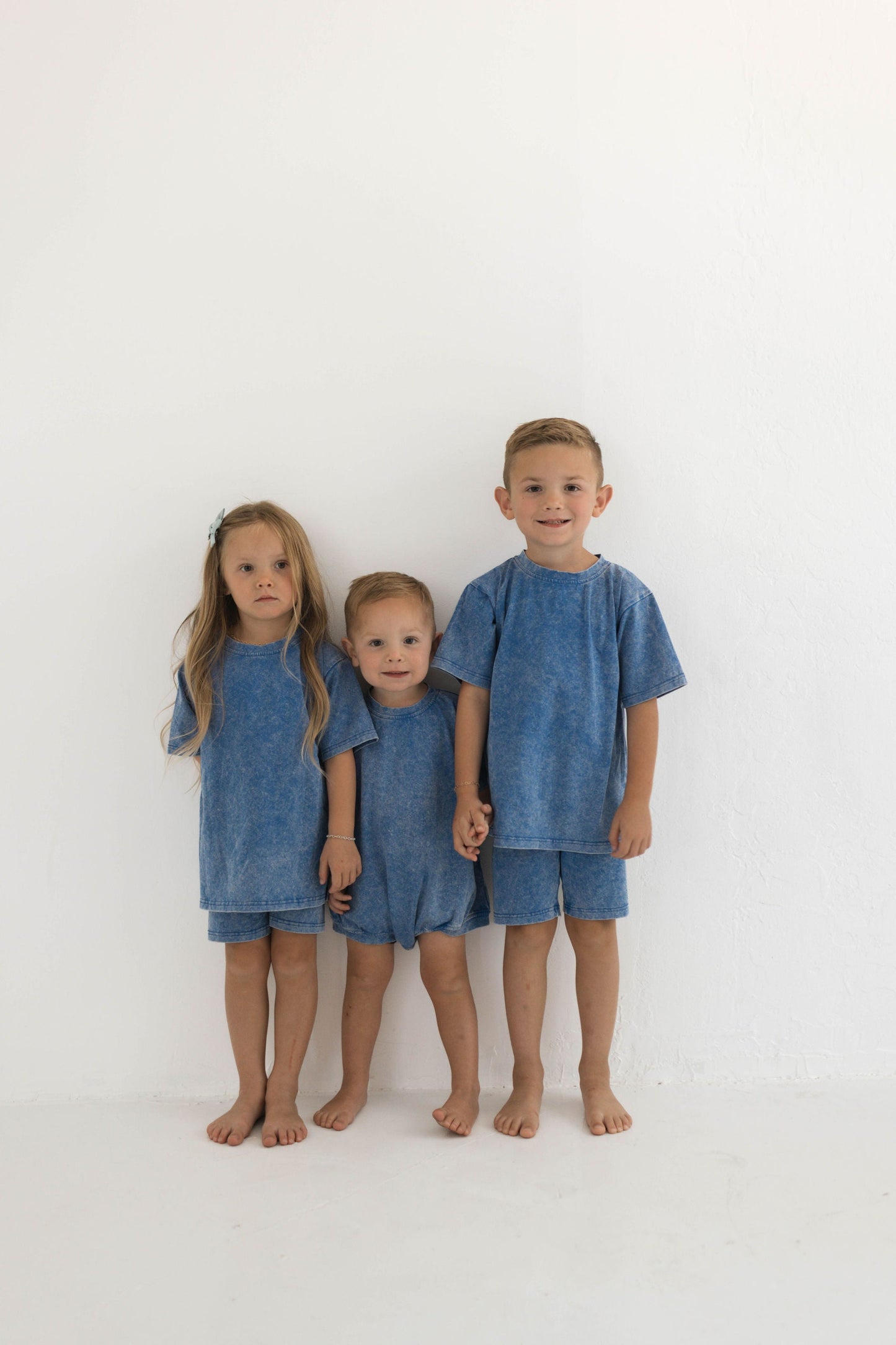 Ocean | Washed Child Short Set