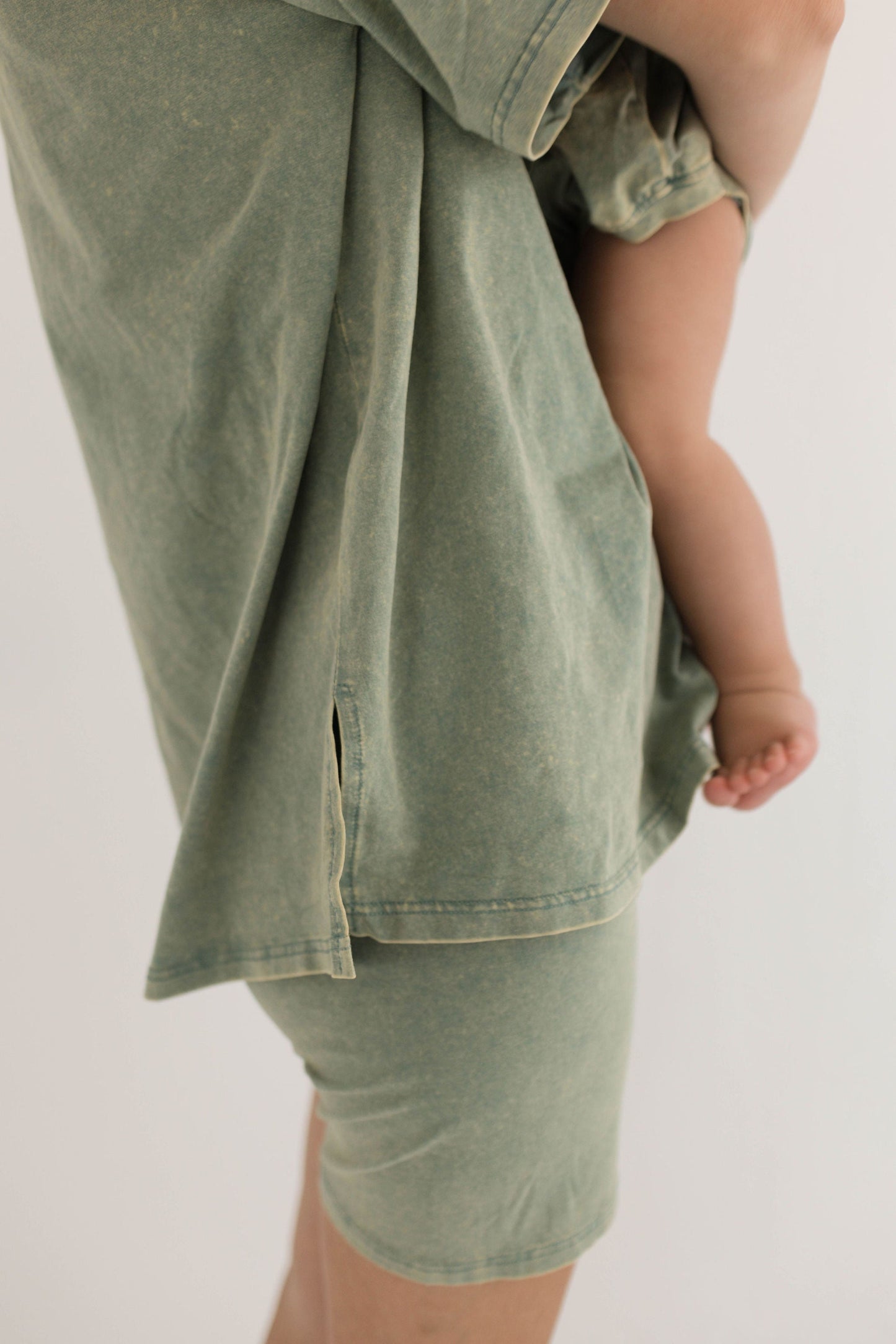 Sage | Washed Women's Short Set