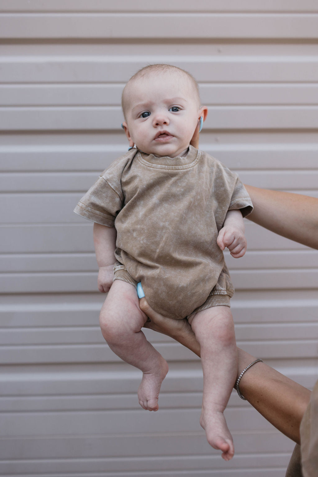 Baby Romper | Vintage Washed Espresso