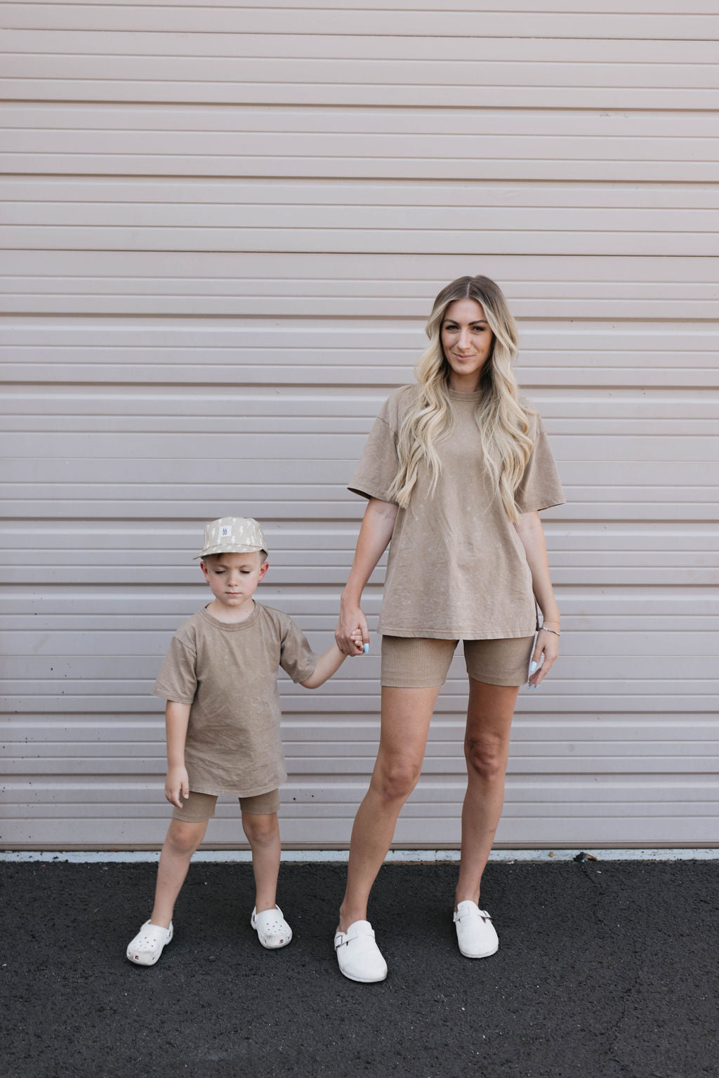 Children's Short Set | Vintage Washed Espresso