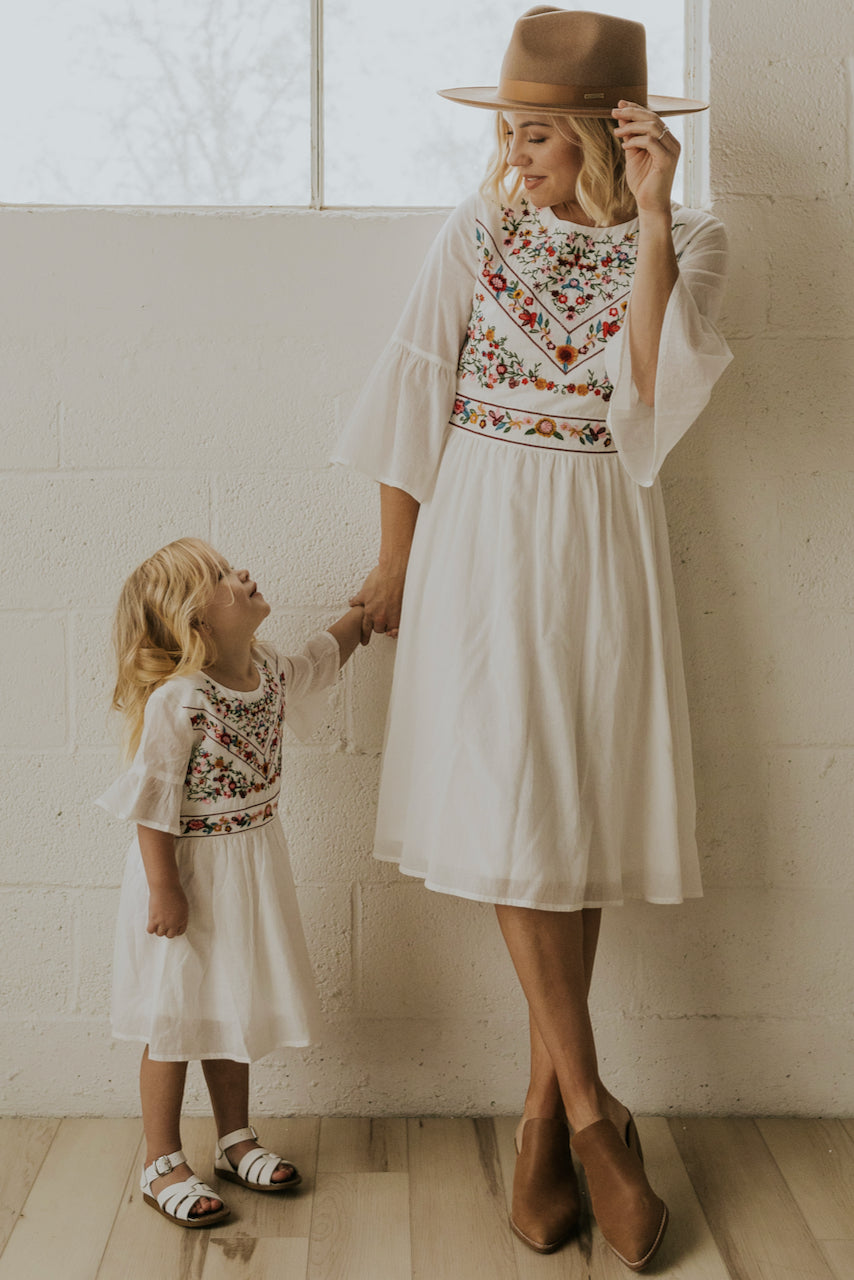 Mini DeMille Embroidery Dress