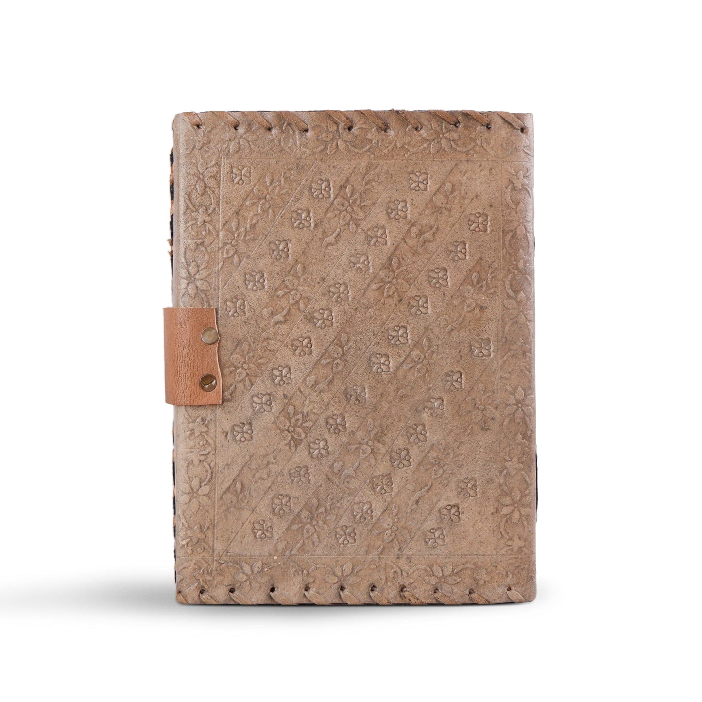 Handcrafted Vintage 4 Stone Leather Diary