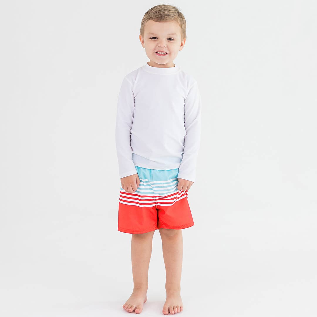 RuffleButts - From Sea To Shining Sea Swim Trunks