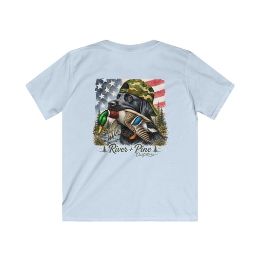 River + Pine Lab & Mallard Patriotic Youth Tee