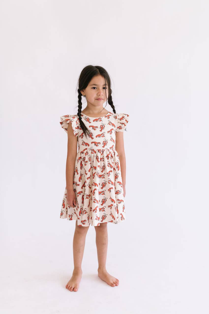 Olivia Dress in Crawfish