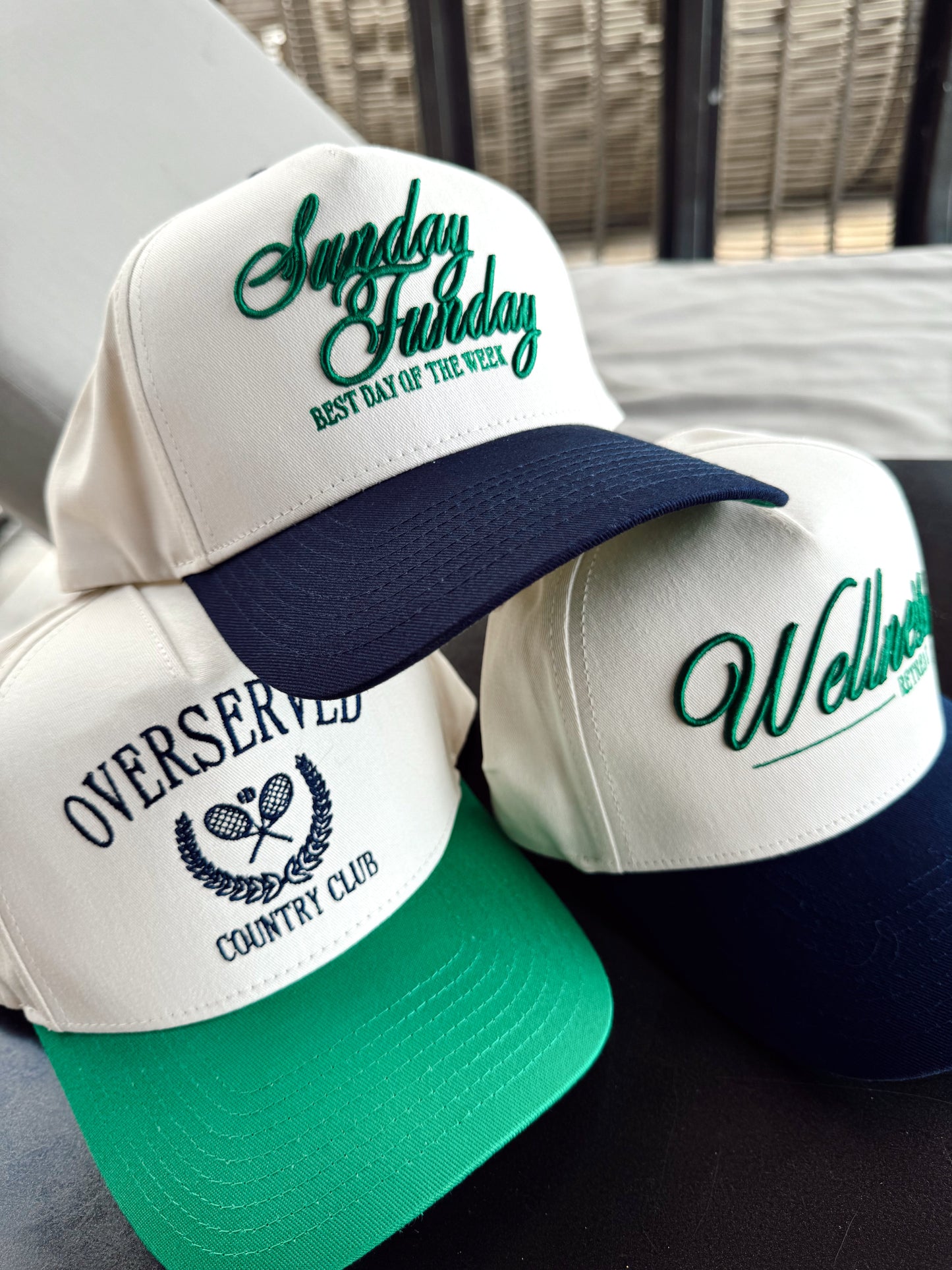 Overserved Country Club - Green Vintage Trucker Hat