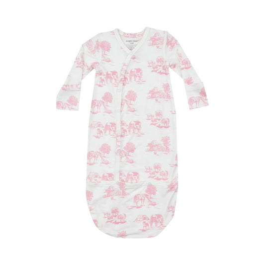 Bundle Gown - Farm Toile Pink