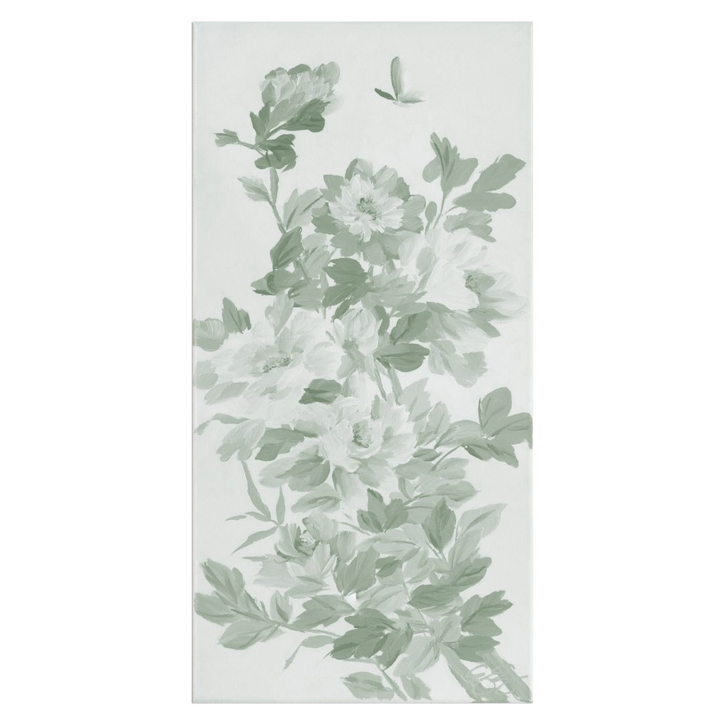 Eloise, a green chinoiserie canvas wrap print