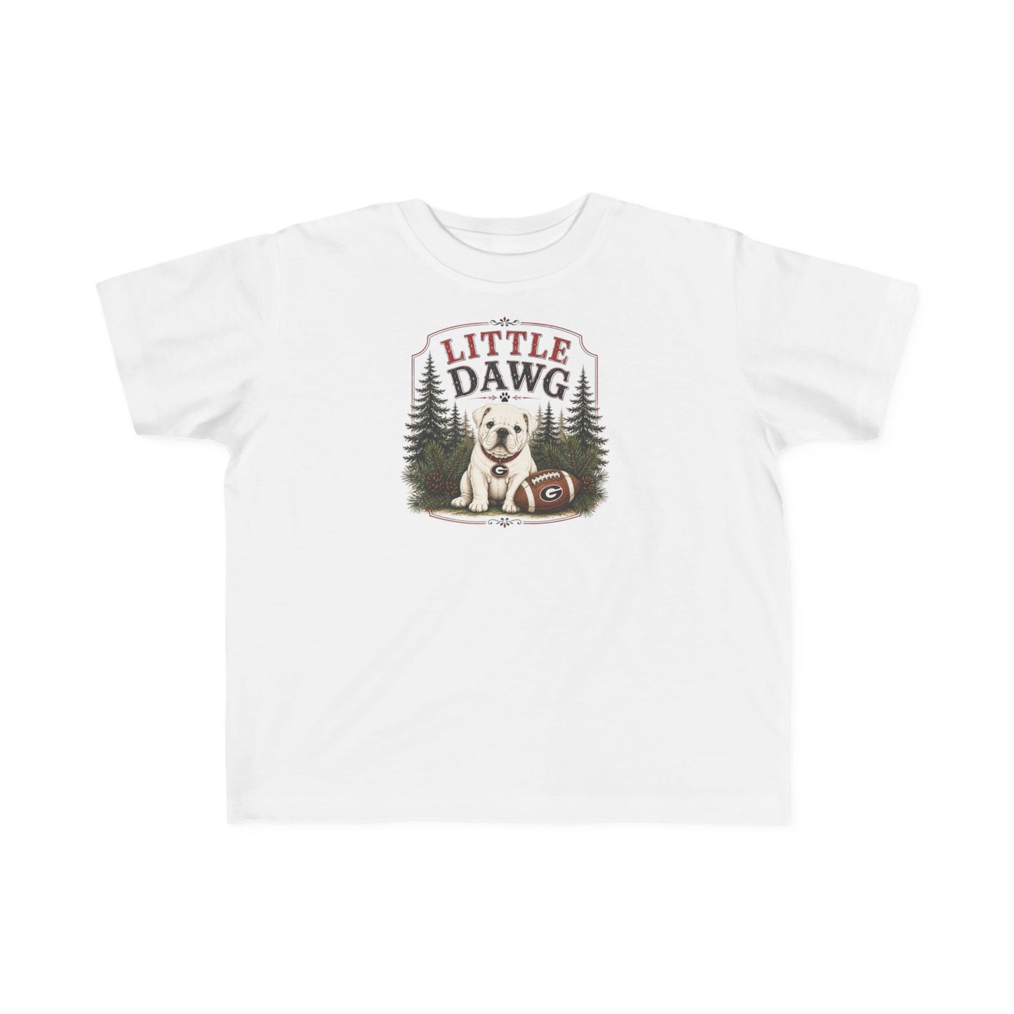 Little Dawg Toddler Tee — Cute Puppy Football T‑Shirt for Kids (Unisex)