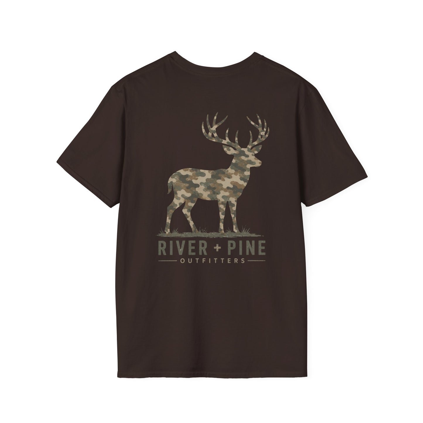 River + Pine Muted Modern Camo Men's Tee