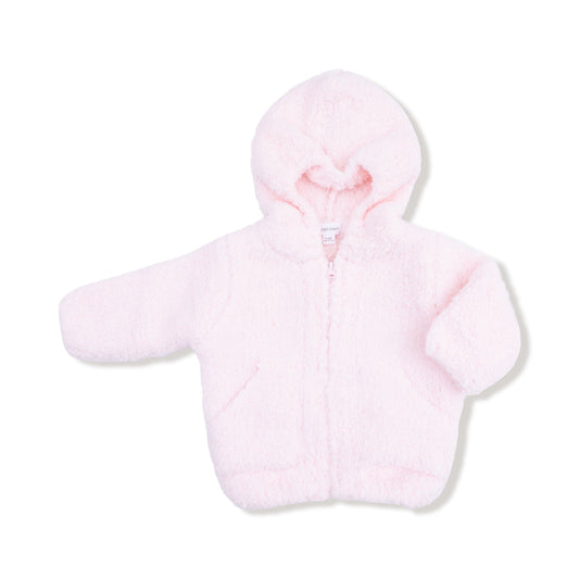 Chenille - Pretty Pink Hooded Jacket