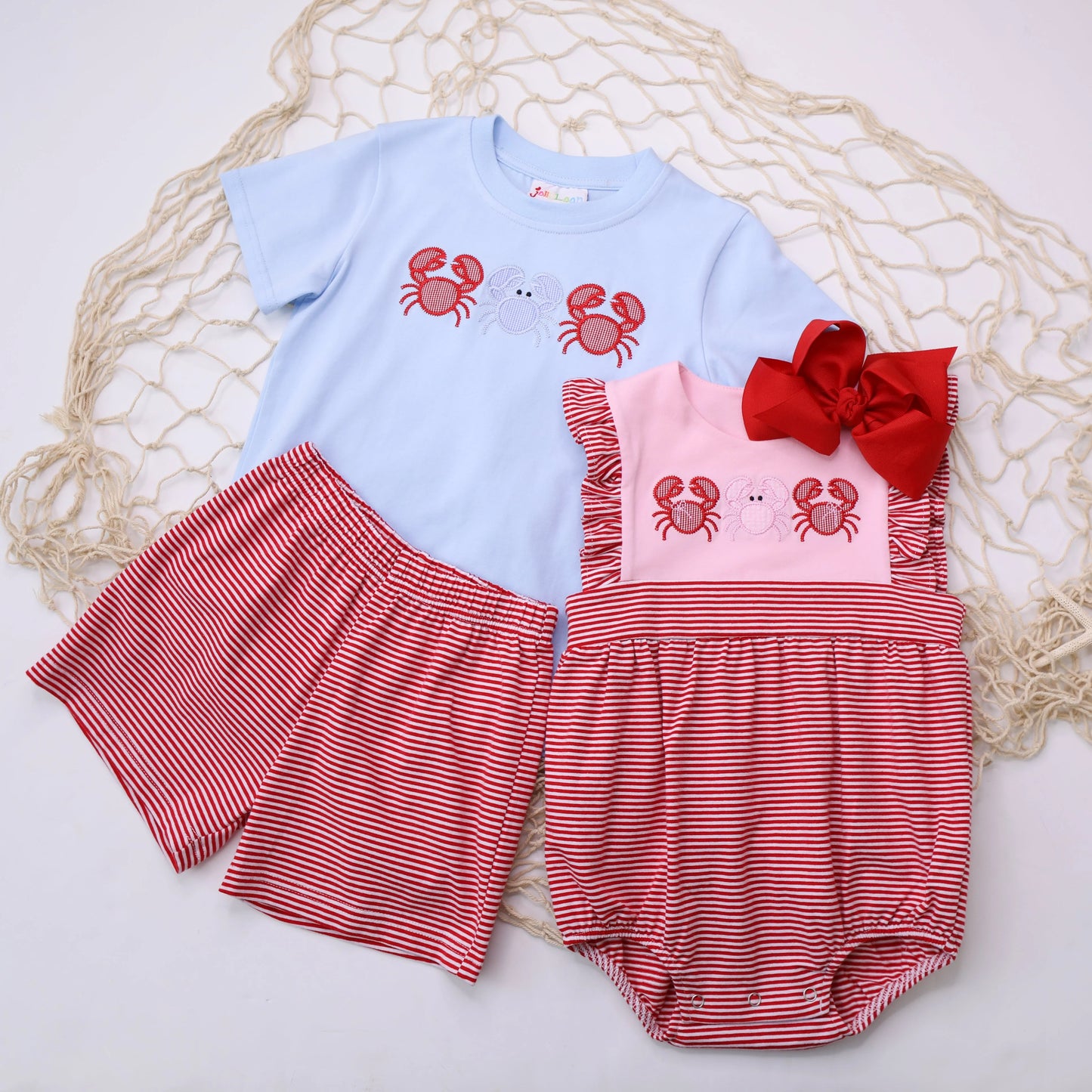 Crab Ruffle Sunsuit