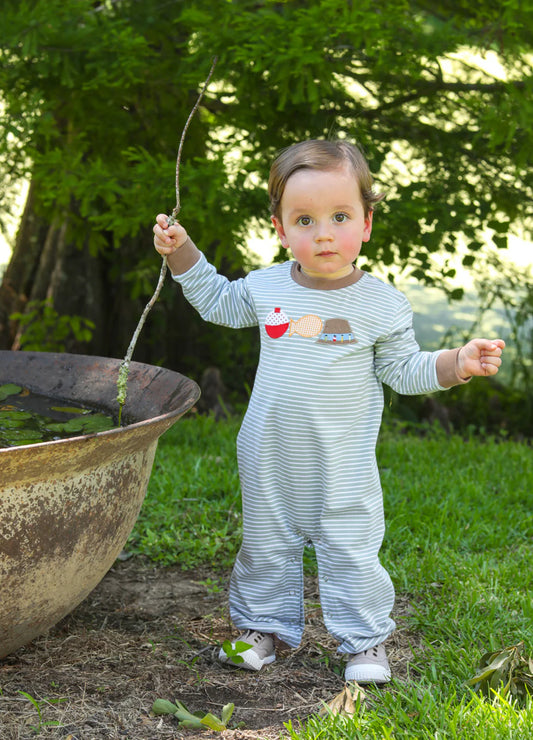 Jellybean Fishing Trio Romper