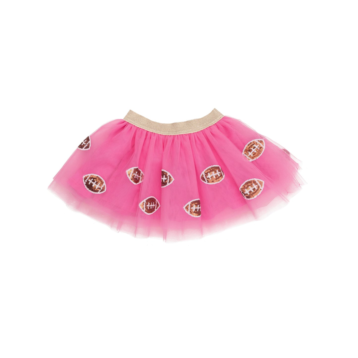 Tutu Skirt - Footballs Pink