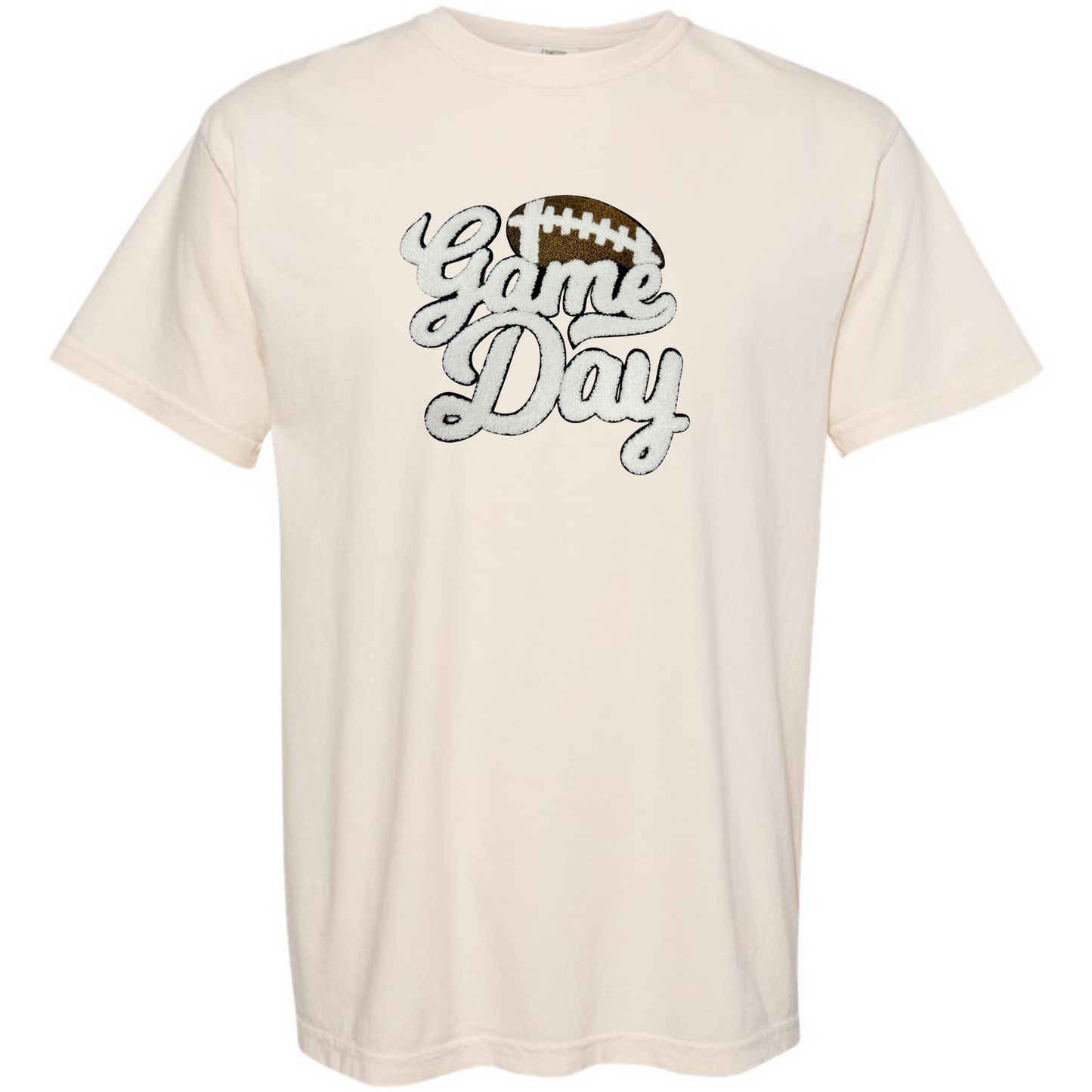 Football 'Game Day' Letter Patch T-Shirt