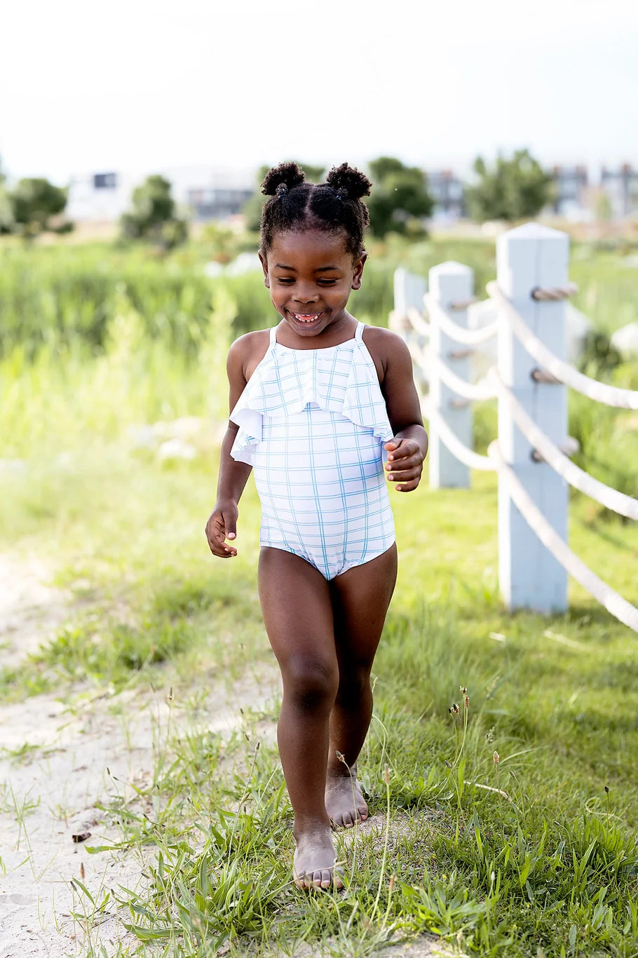 Makayla Swim in Blue Picnic | UPF 50