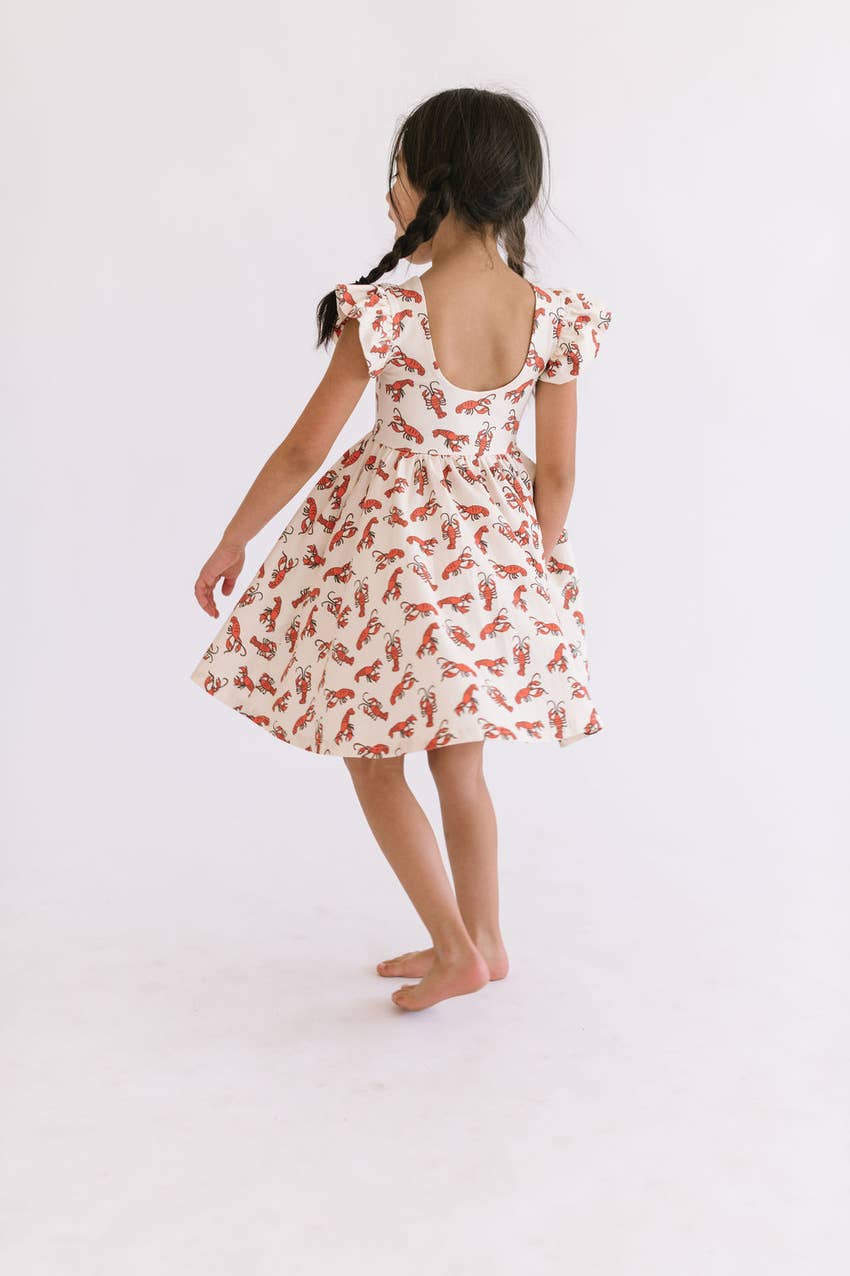 Olivia Dress in Crawfish