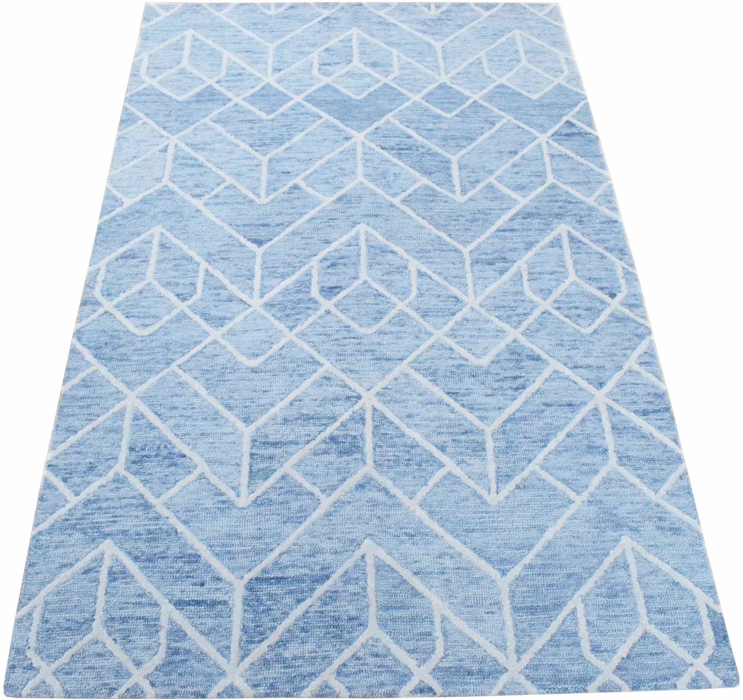 5x8 and 8x11 Handmade Area rug made with fine Wool Area Rug | TRD6373A