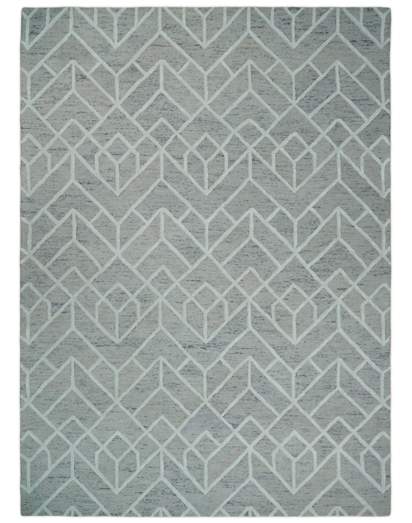 5x8 and 8x11 Handmade Area rug made with fine Wool Area Rug | TRD6373C