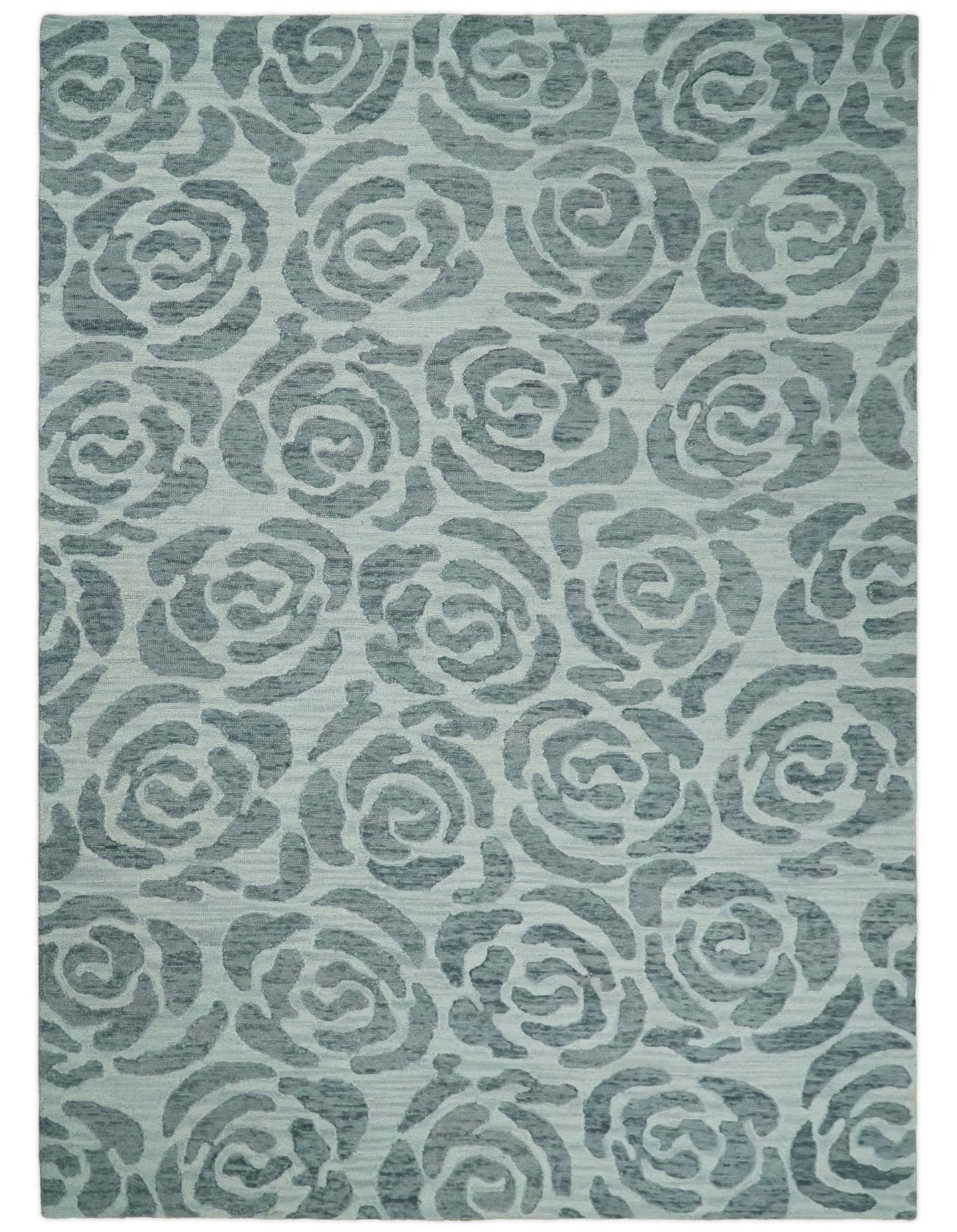 5x8 and 8x11 Handmade Area rug made with fine  Wool Area Rug | TRD6379C