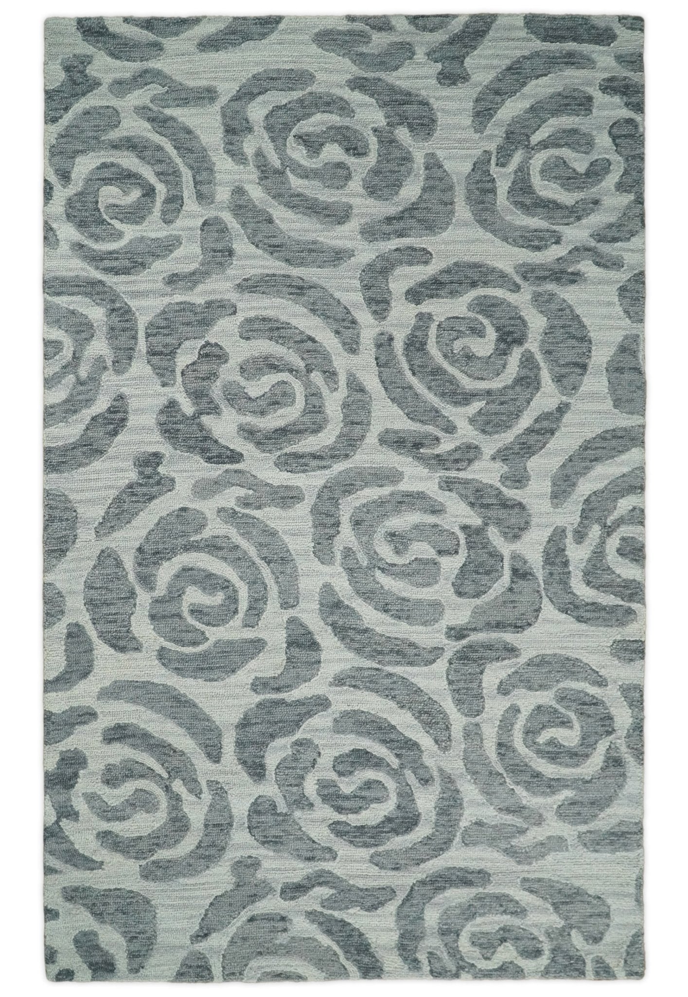 5x8 and 8x11 Handmade Area rug made with fine  Wool Area Rug | TRD6379C