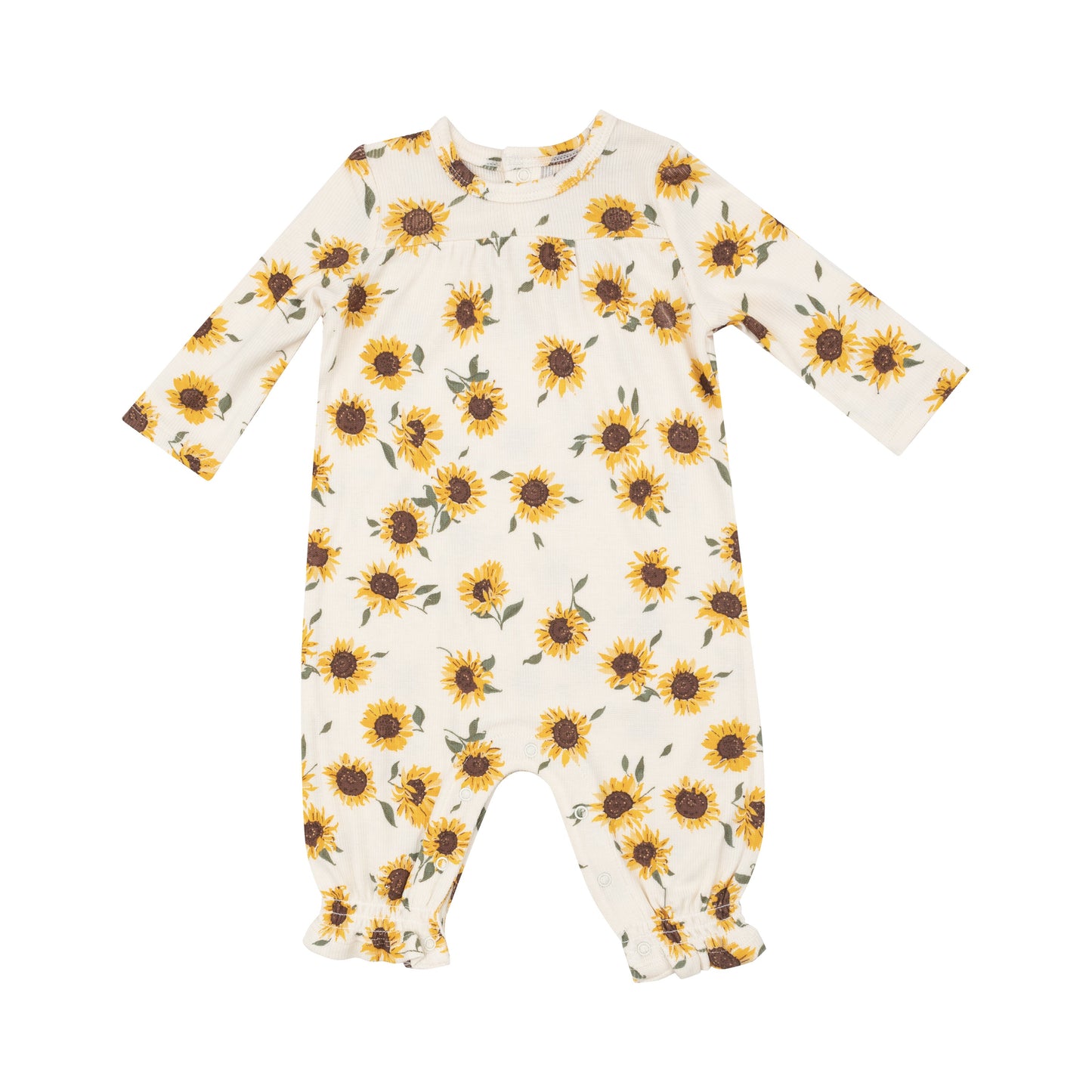 L/S Romper - Baby Sunflowers