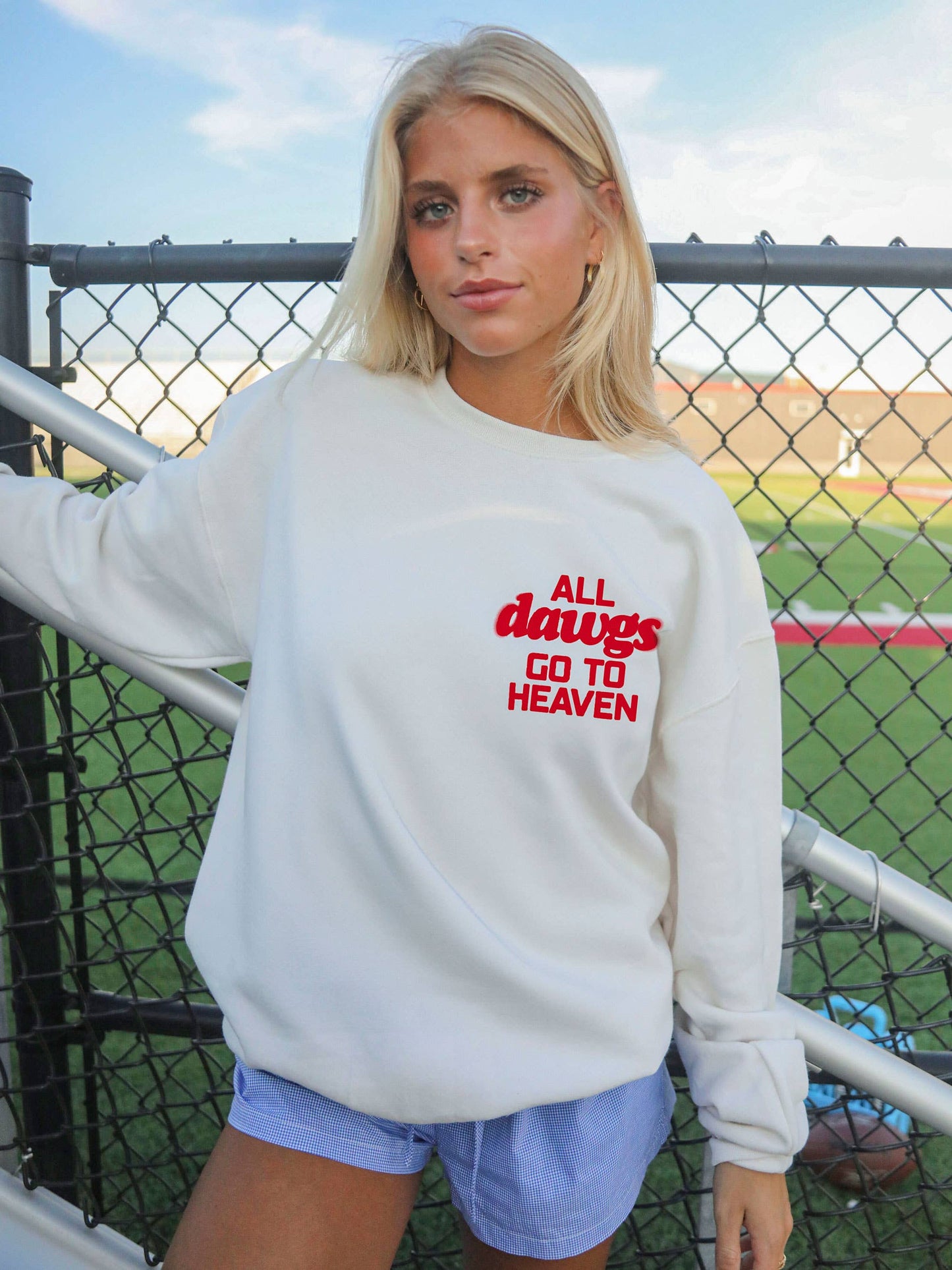 CHARLIE SOUTHERN - ALL DAWGS GO TO HEAVEN SWEATSHIRT (FRONT + BACK)