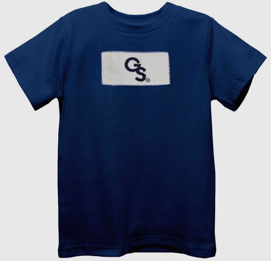 Hand Smocked Georgia Southern Short Sleeve Tee