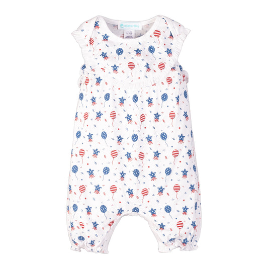 Yoke Romper - USA Balloons 100% Pima Cotton