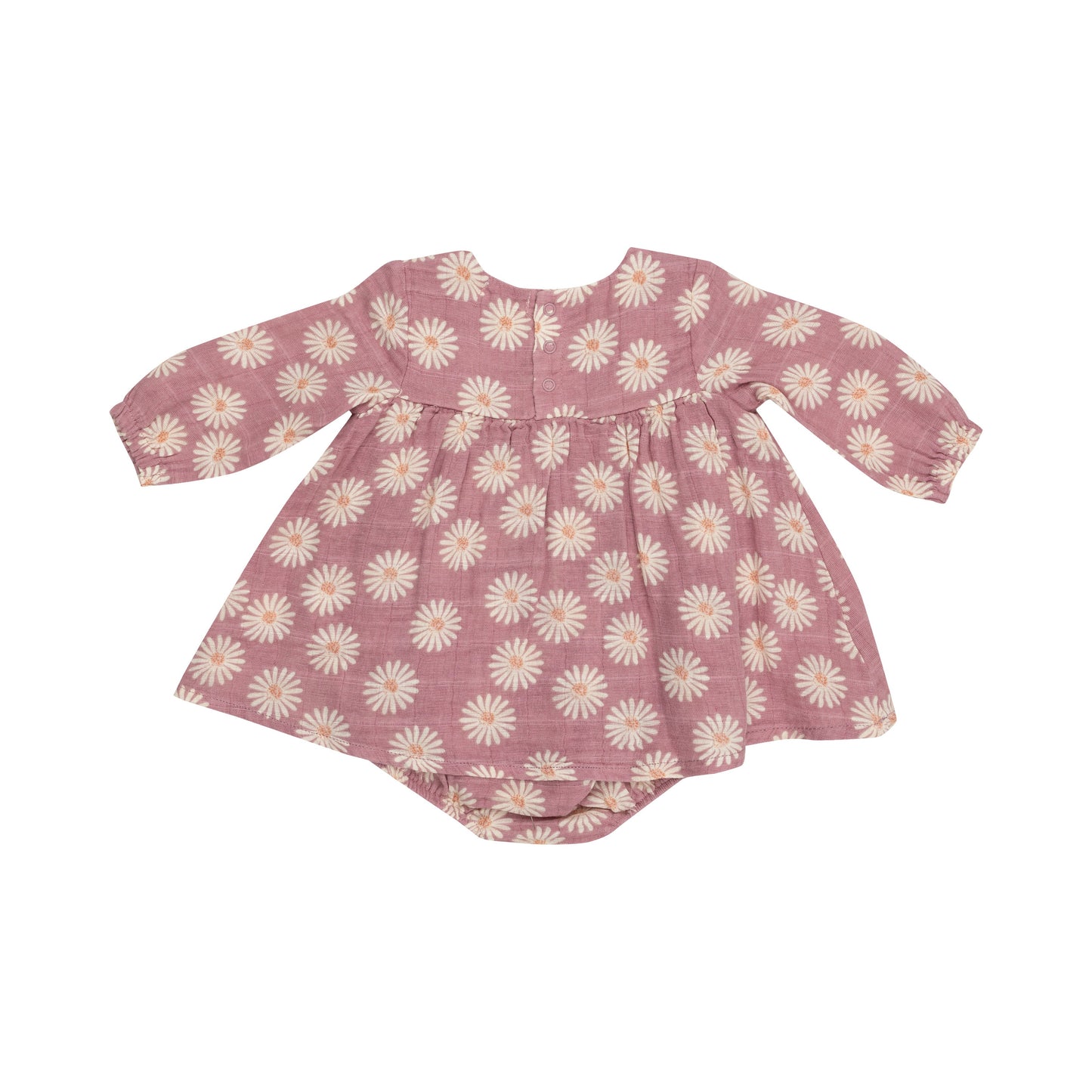 L/S Smocked Ruffle Bubble W/ Skirt - Daisy Dynamo