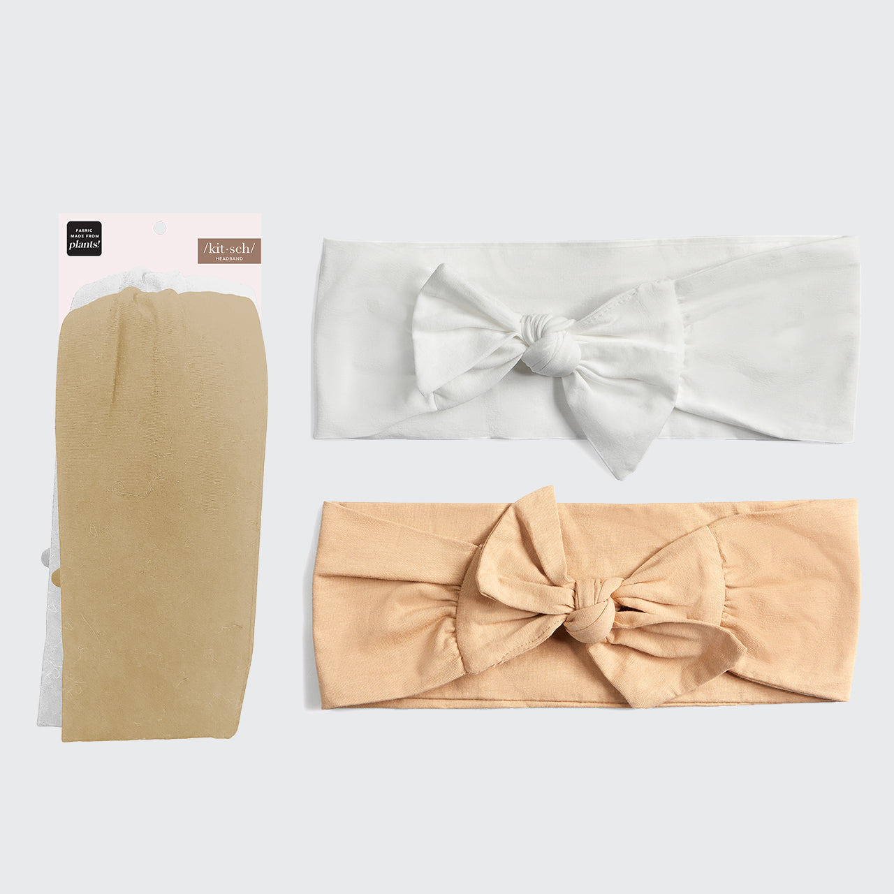 Cotton Adjustable Headband 2pc - Sand