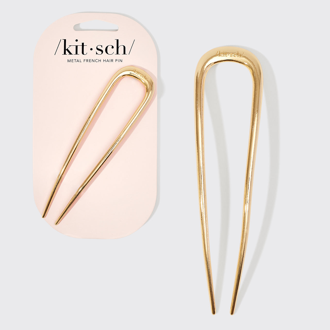 French Hair Pin - Gold