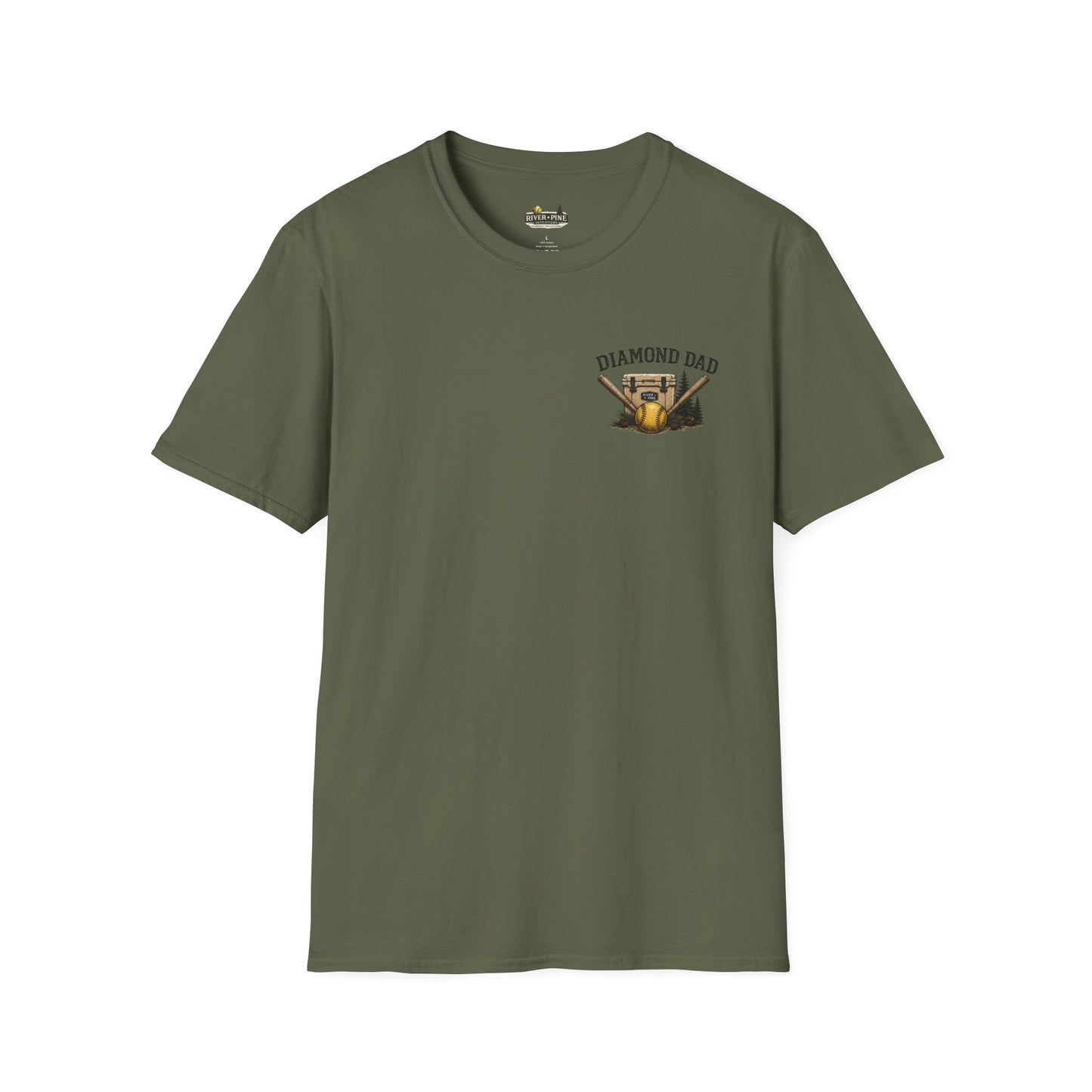 River + Pine - Diamond Dad Tee - Cooler Bats, & Softballs