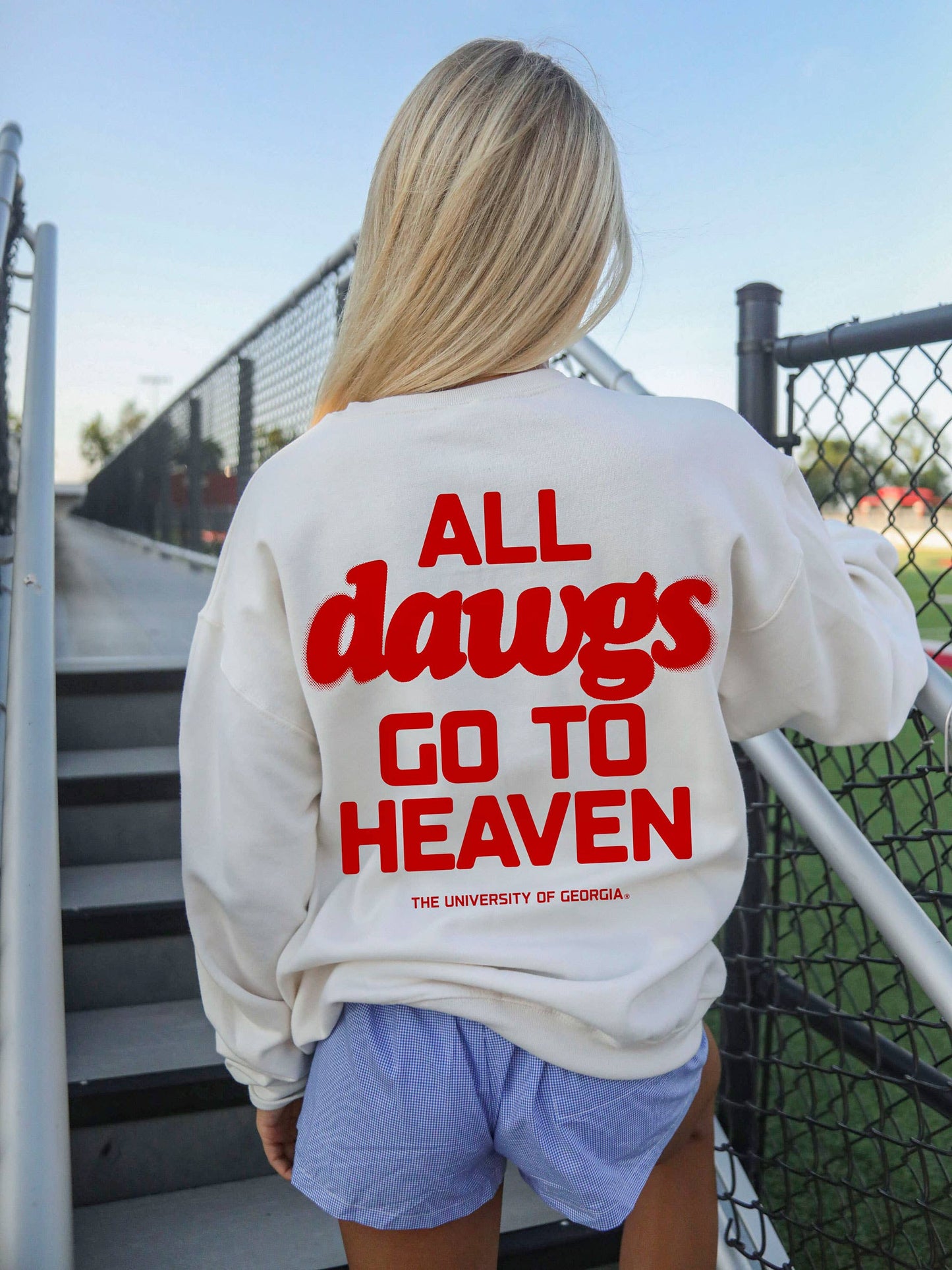 CHARLIE SOUTHERN - ALL DAWGS GO TO HEAVEN SWEATSHIRT (FRONT + BACK)