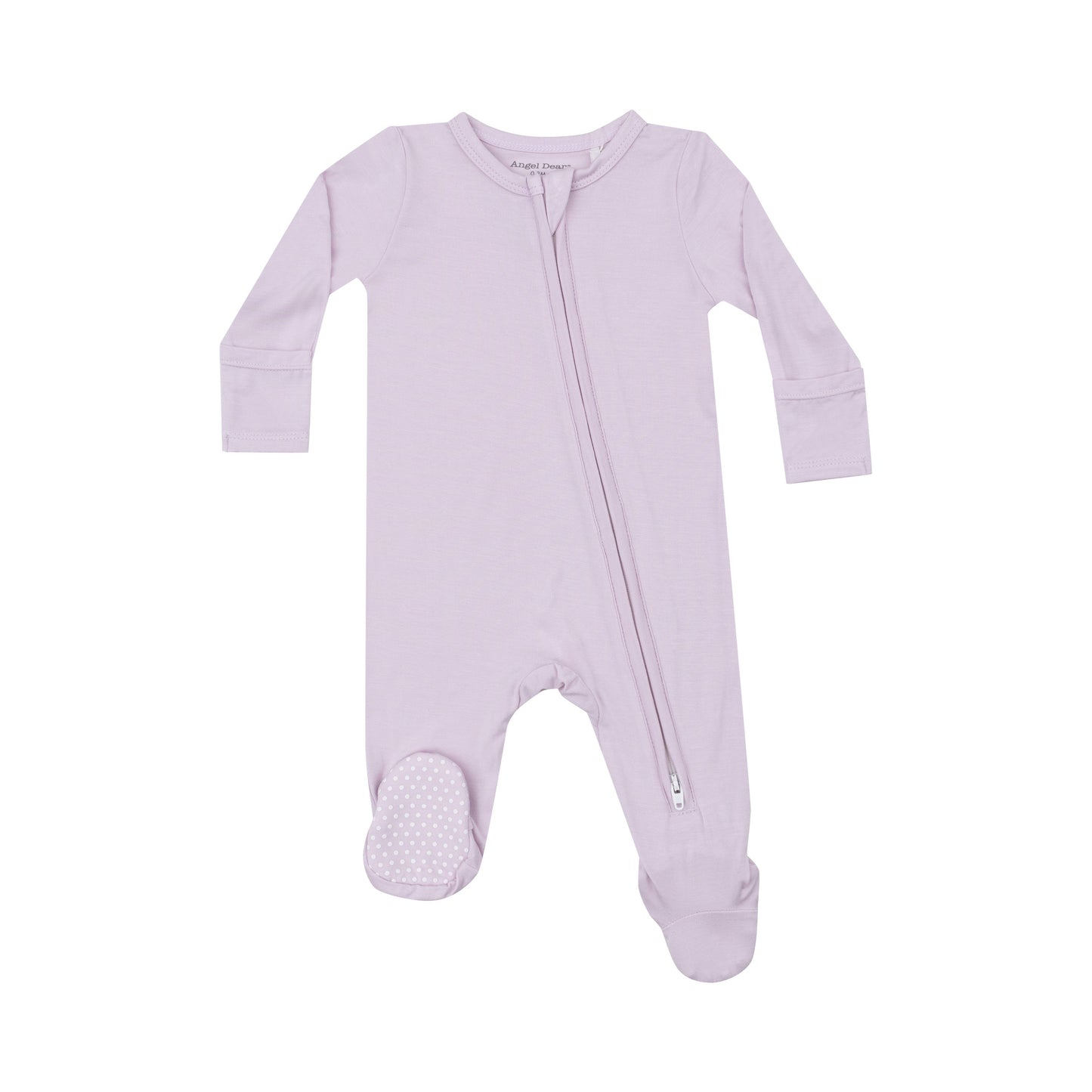 2 Way Zipper Footie - Solid - Basic Orchid Hush