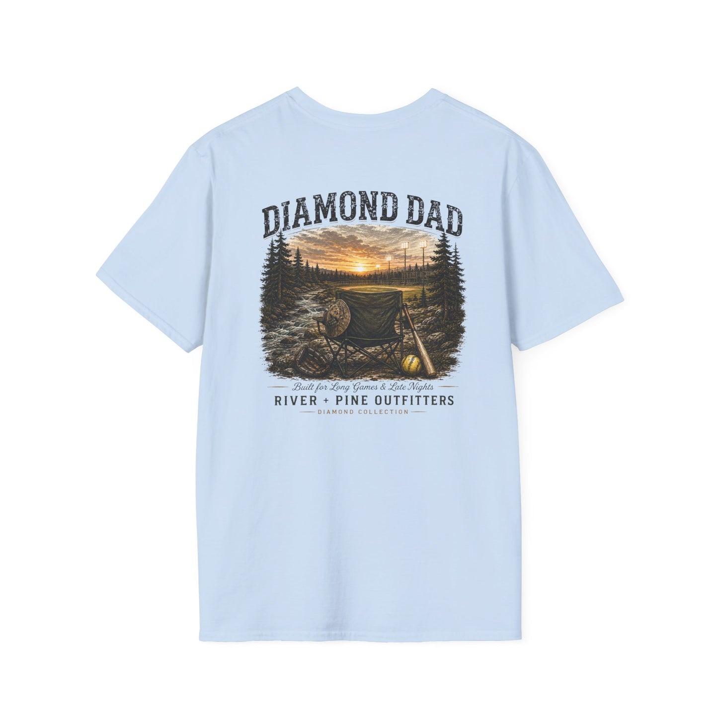 River + Pine - Diamond Dad  T-Shirt
