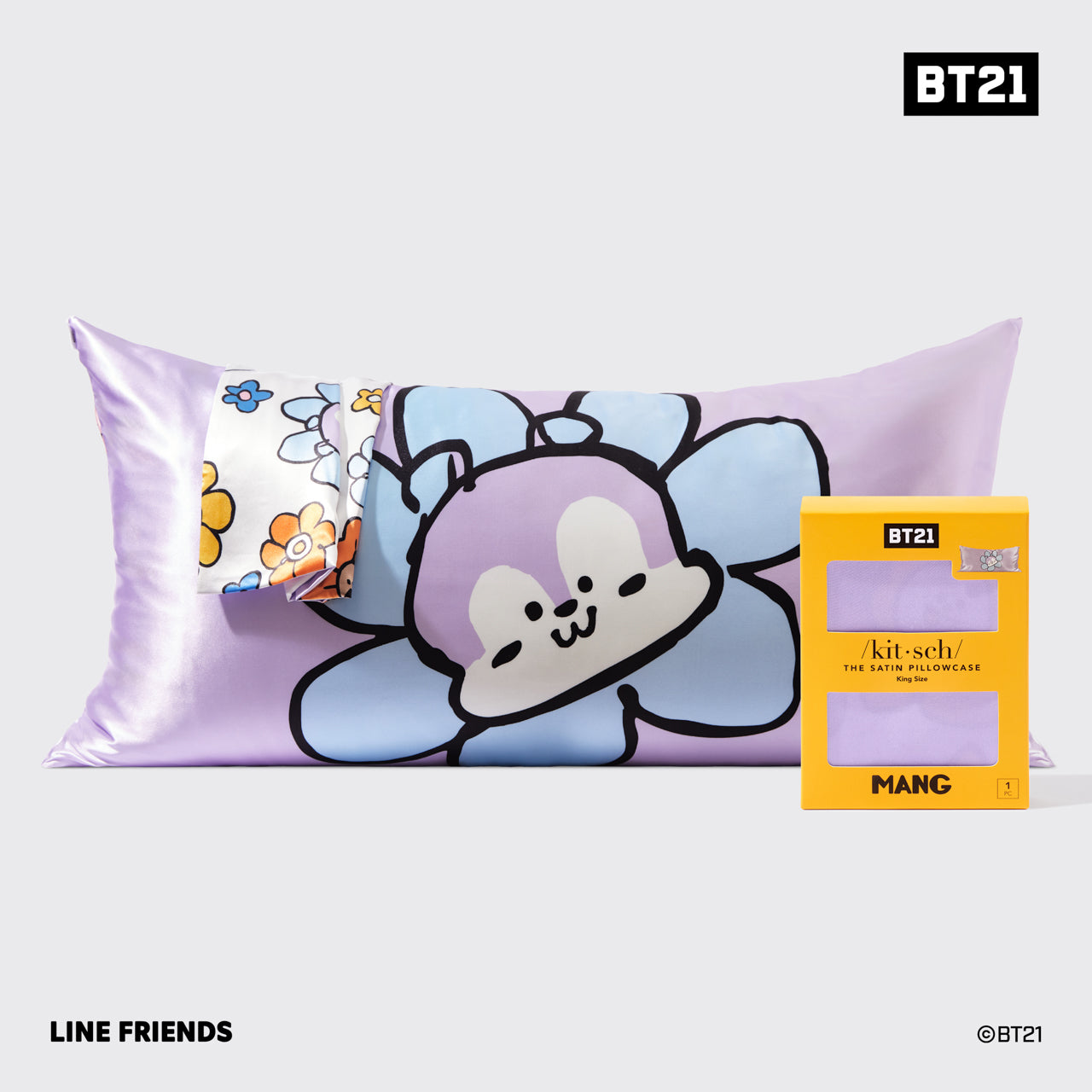 BT21 meets Kitsch King Pillowcase - MANG