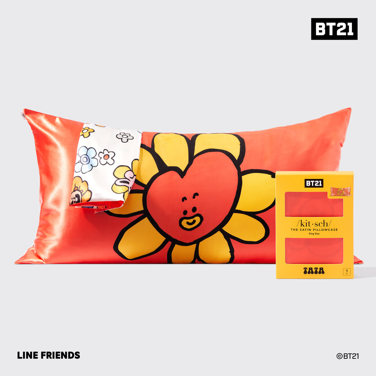 BT21 meets Kitsch King Pillowcase - TATA